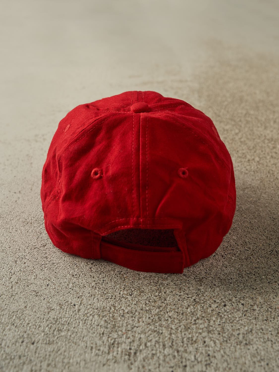 Vintage Y2K Red Budweiser Racing Velcro Hat (O/S)