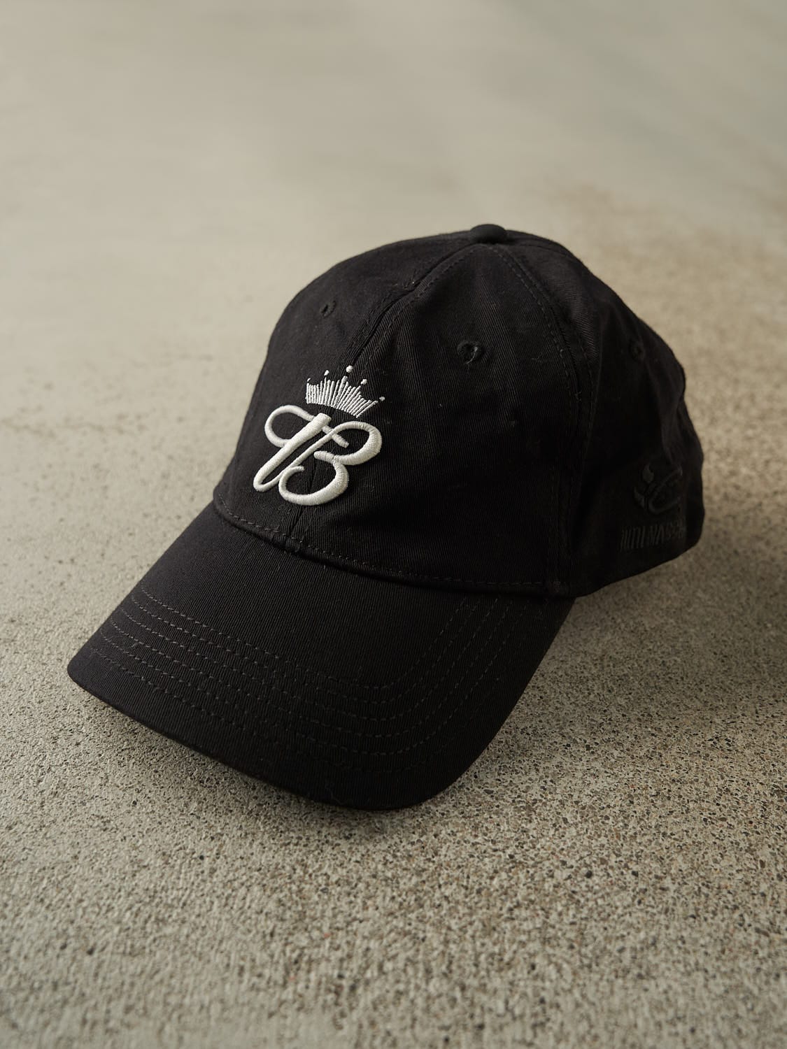 Vintage Y2K Black Budweiser Flex Fit Hat (O/S)