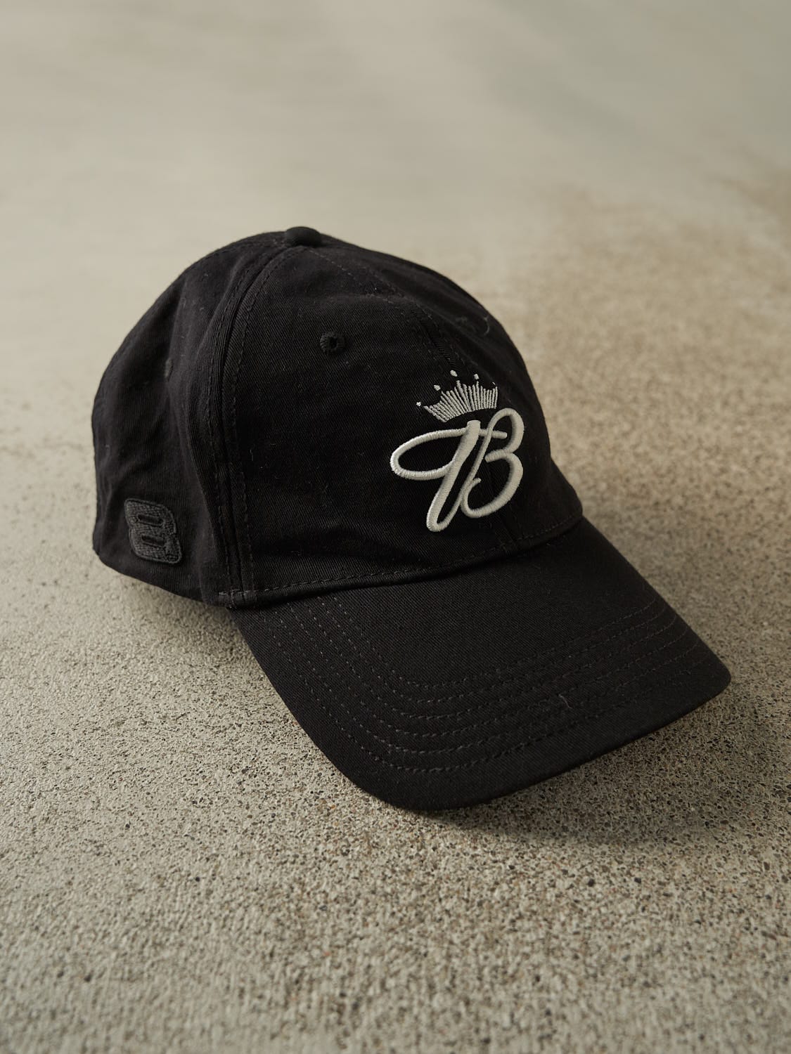 Vintage Y2K Black Budweiser Flex Fit Hat (O/S)