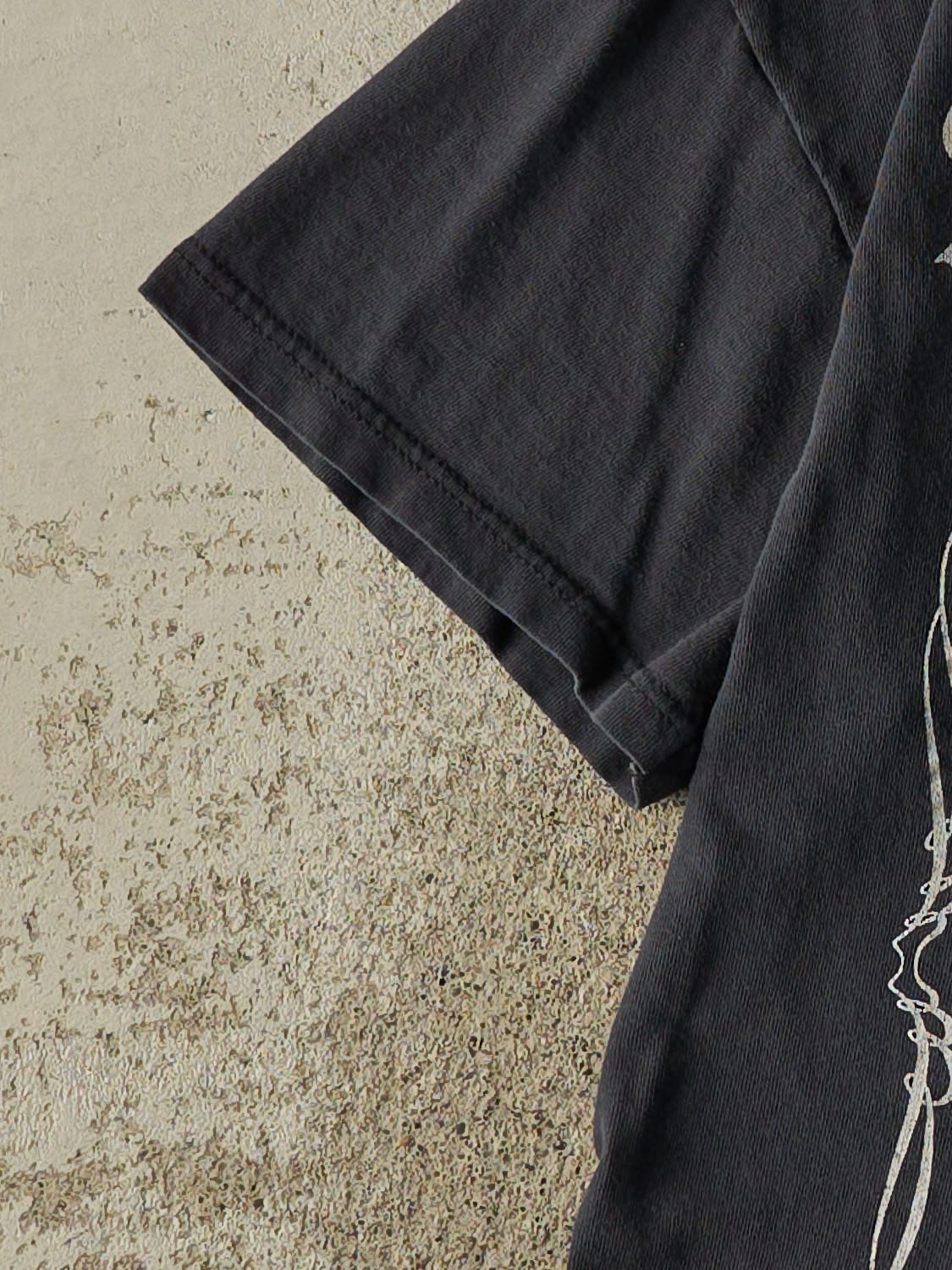 Vintage Y2K Faded Black Jack Daniels Tee (S/M)