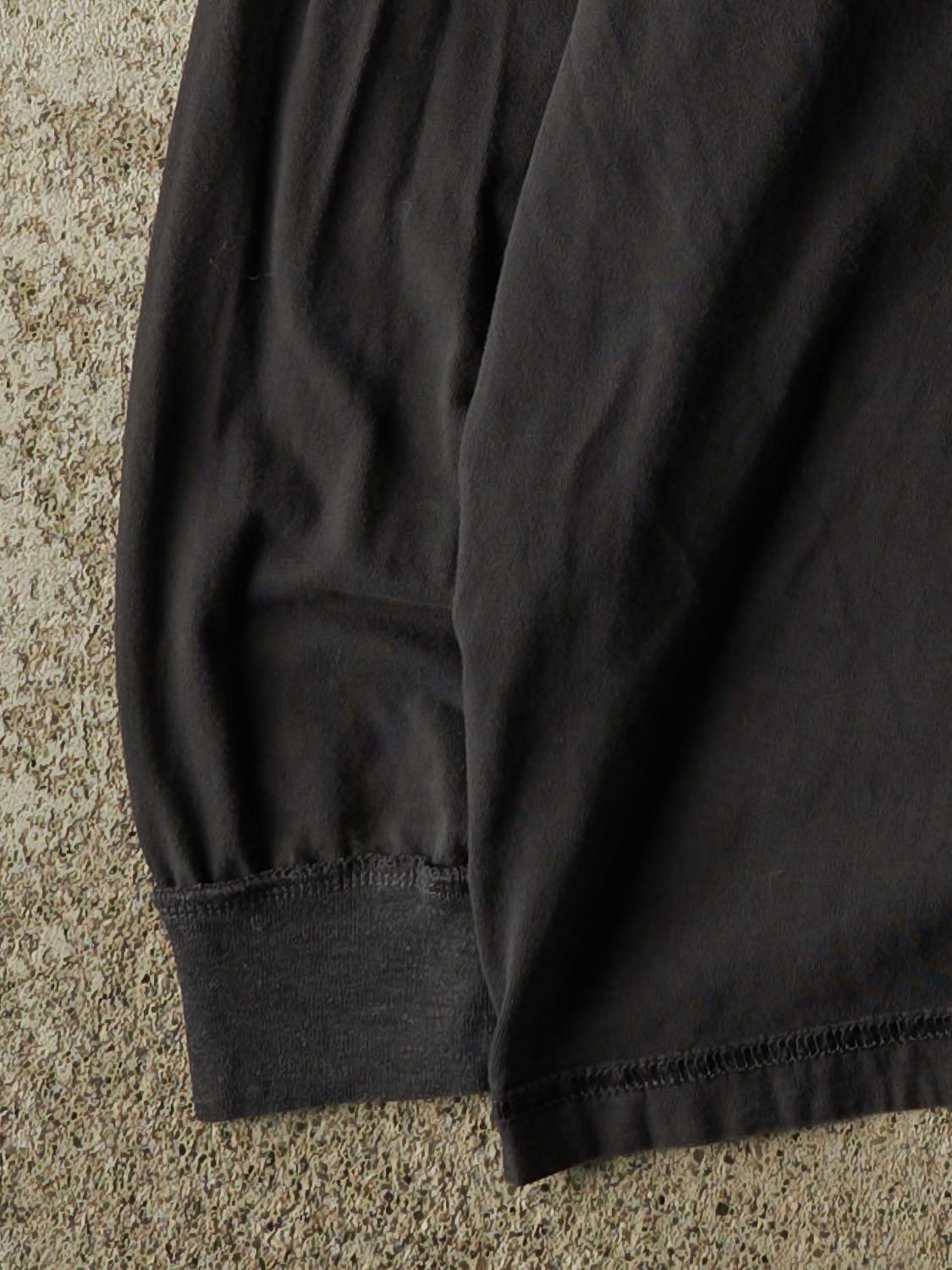 Vintage 90s Faded Black Coors Light Long Sleeve (M/L)