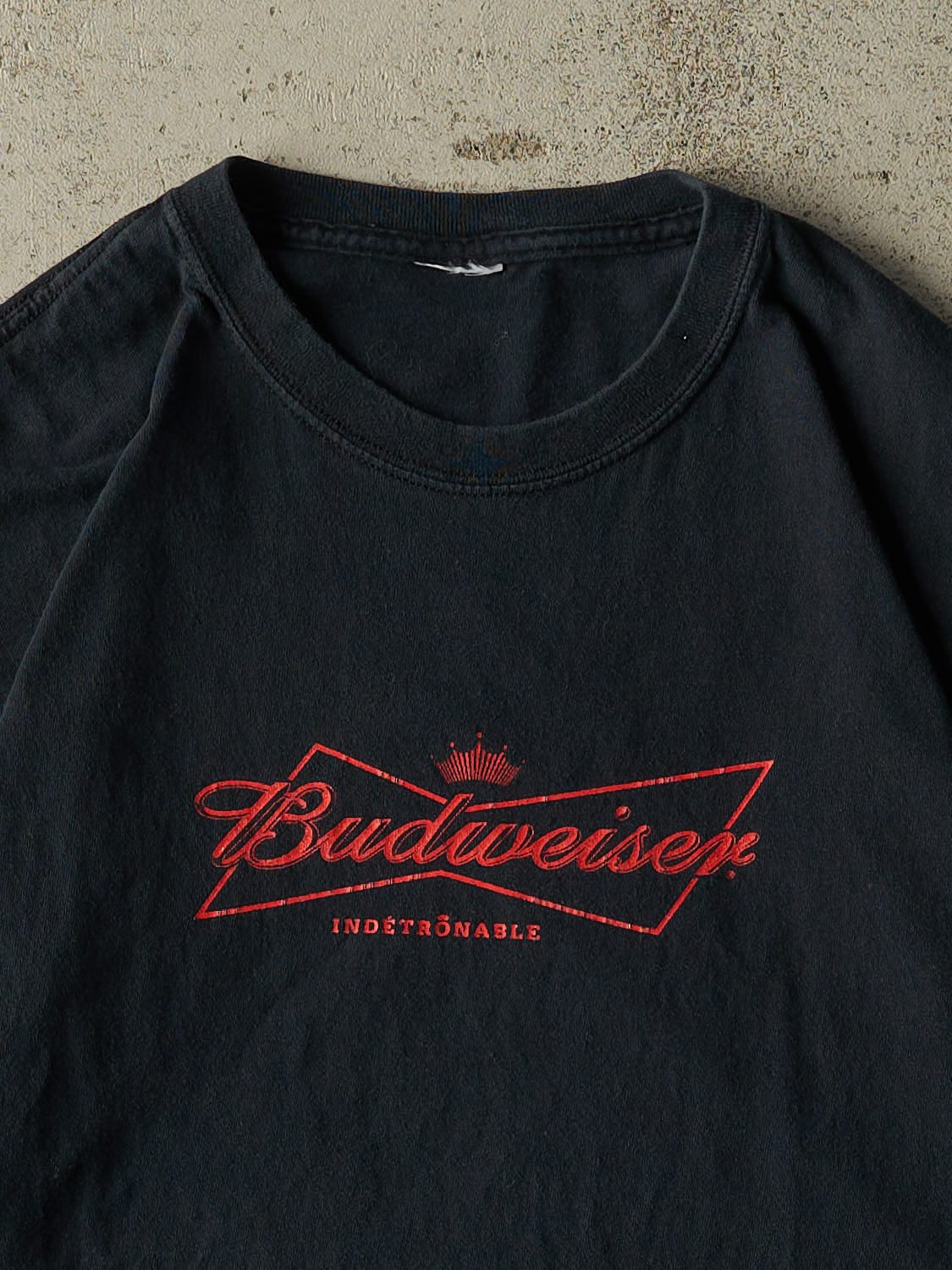 Vintage Y2K Black Budweiser Tee (L)
