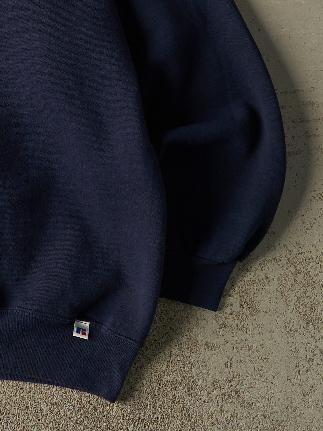 Vintage 90s Navy Blue Russell Athletic Crewneck (XXL)