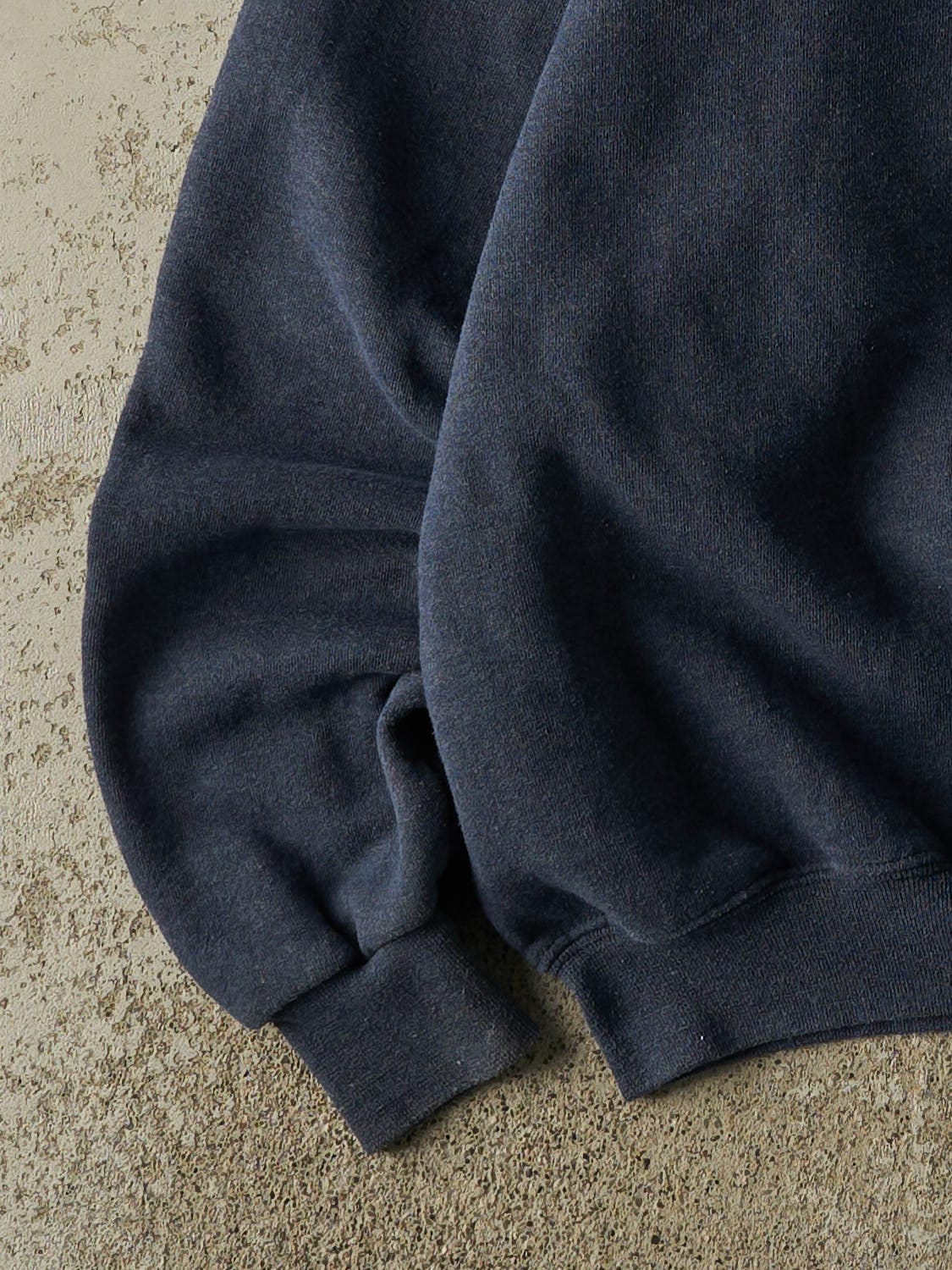 Vintage Y2K Washed Blue Russell Athletic Blank Crewneck (XL)
