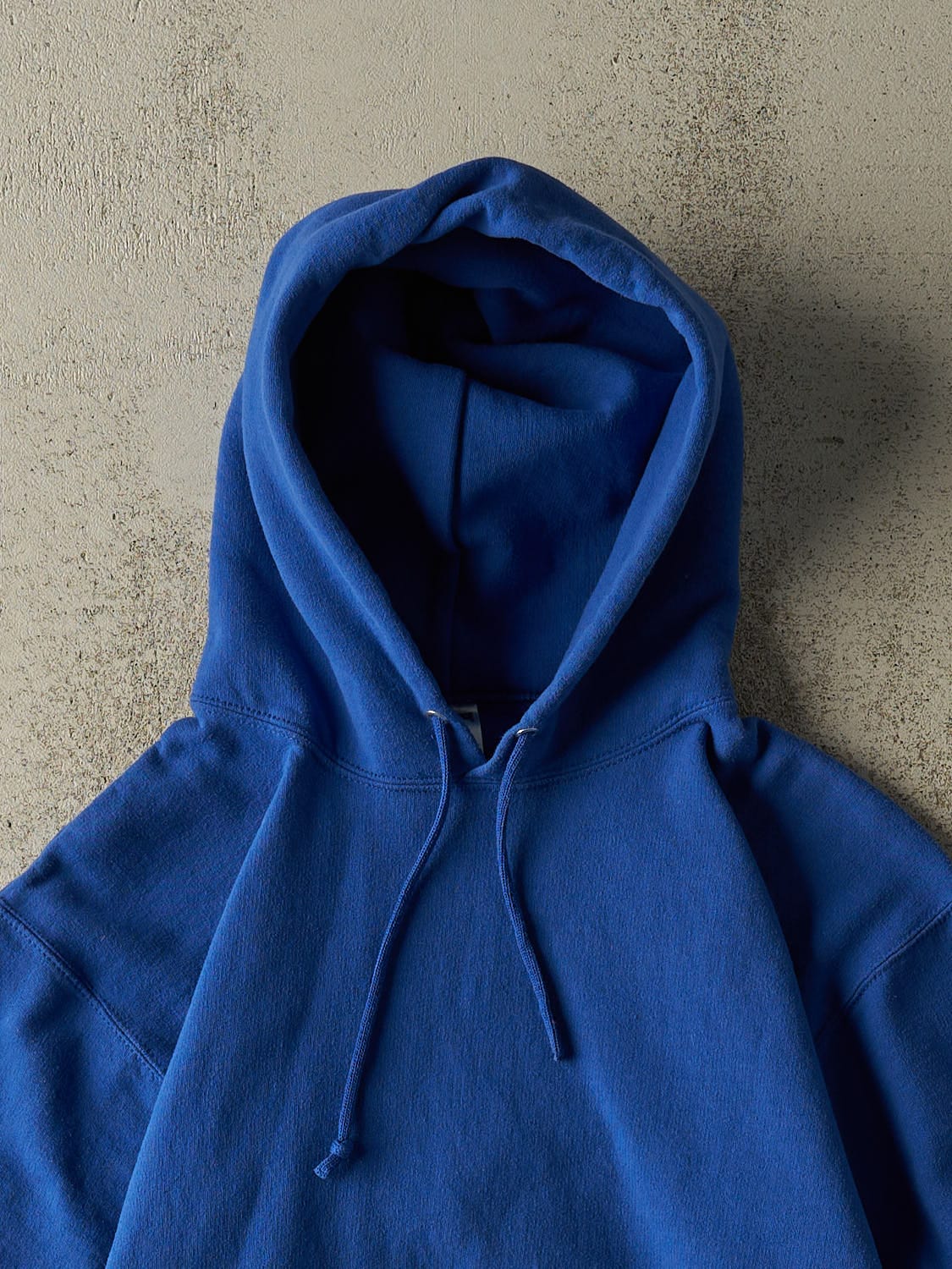 Vintage Y2K Blue Blank Hoodie (S/M)