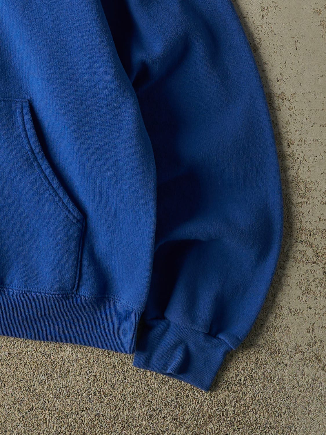 Vintage Y2K Blue Blank Hoodie (S/M)