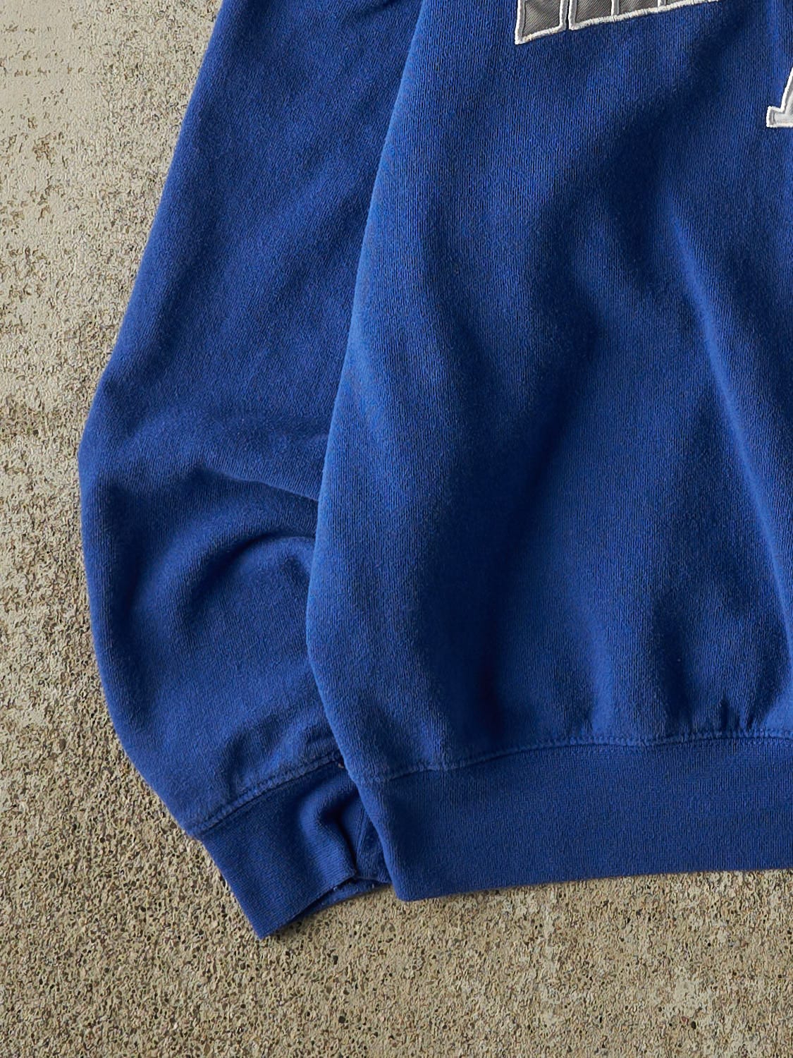 Vintage Y2K Blue Air Force Embroidered Crewneck (S/M)