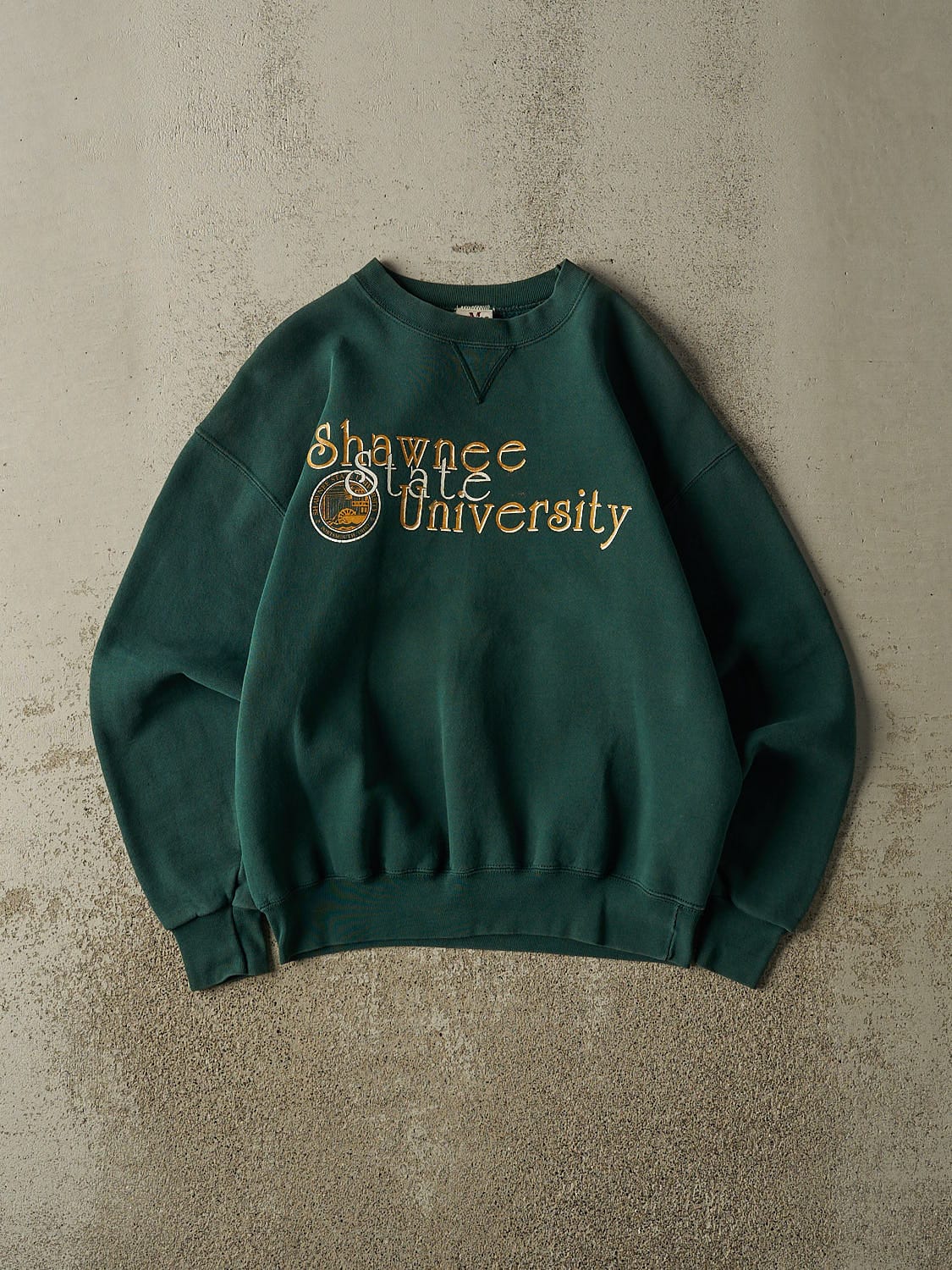 Vintage 90s Green Shawnee State University Crewneck (S/M)