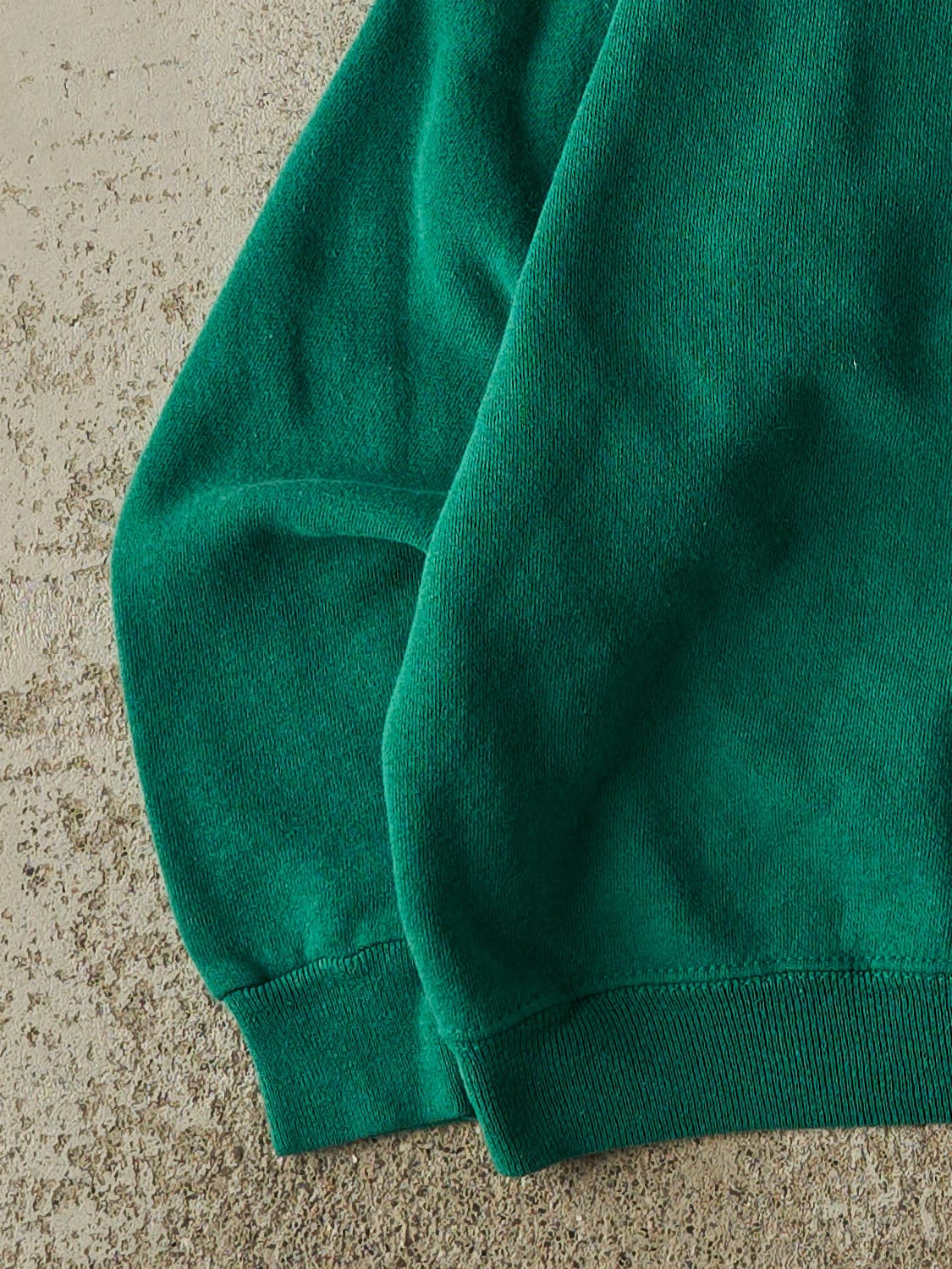 Vintage 80s Green Blank Crewneck (XXS/XS)
