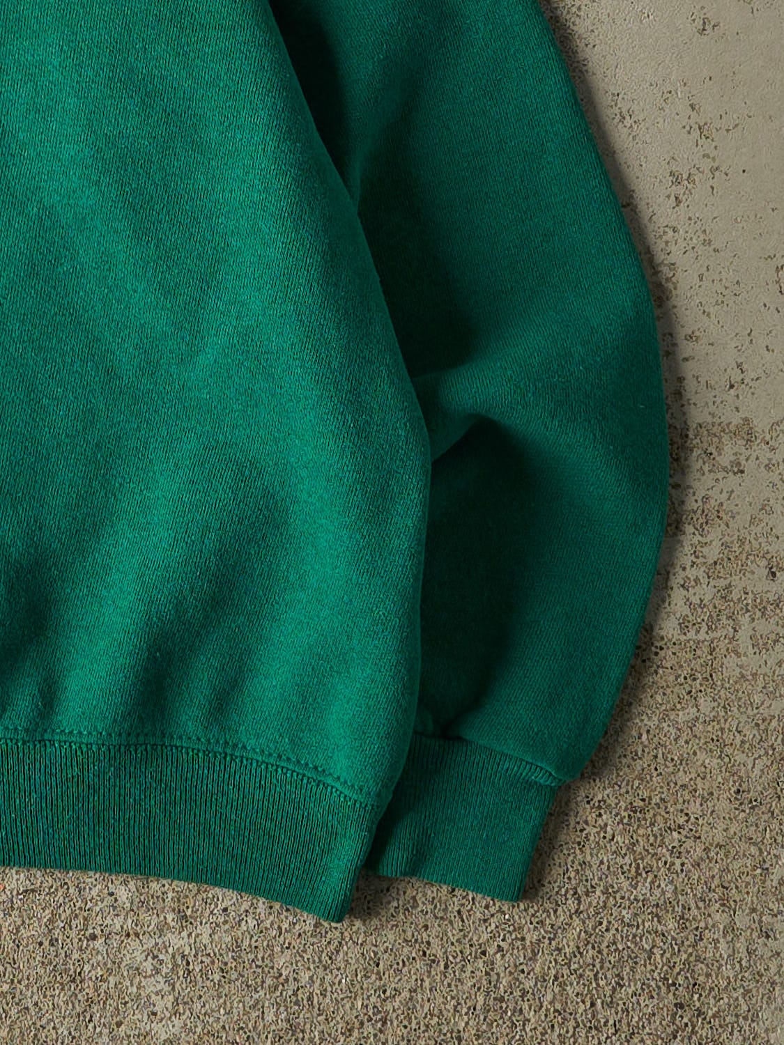 Vintage 80s Green Blank Crewneck (XXS/XS)