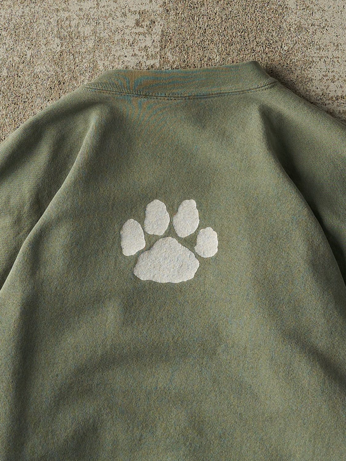 Vintage 90s Pastel Green University of Vermont Crewneck (L/XL)