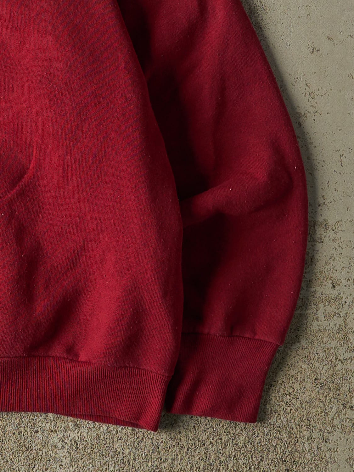 Vintage 80s Burgundy Blank Crewneck (S/M)
