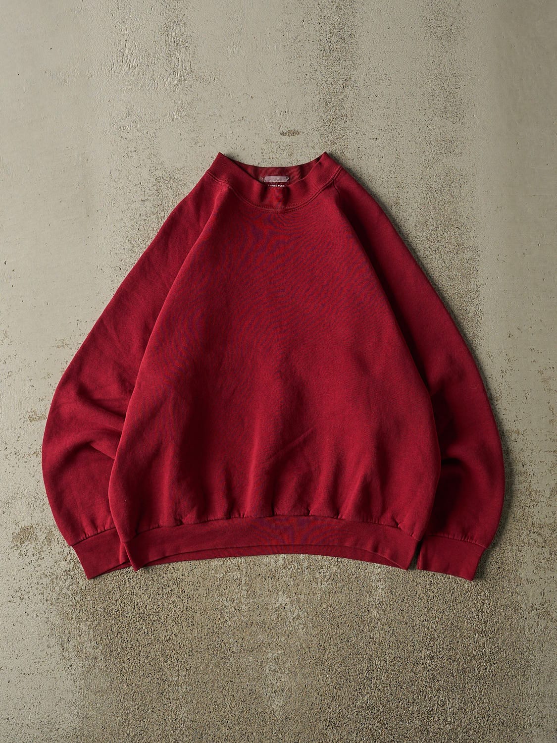 Vintage 80s Burgundy Blank Crewneck (S/M)