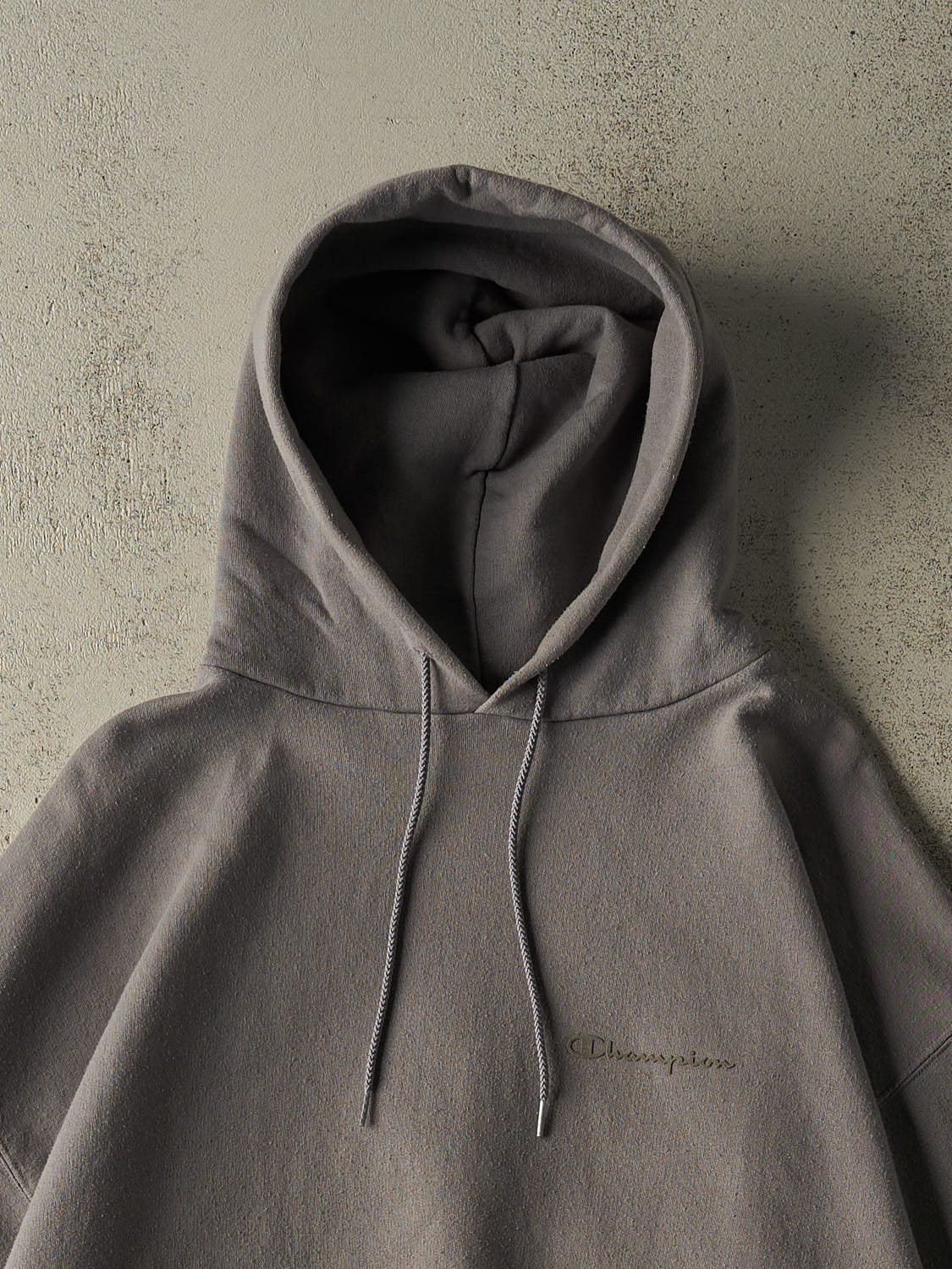 Vintage 90s Stone Grey Champion Hoodie (XL/XXL)