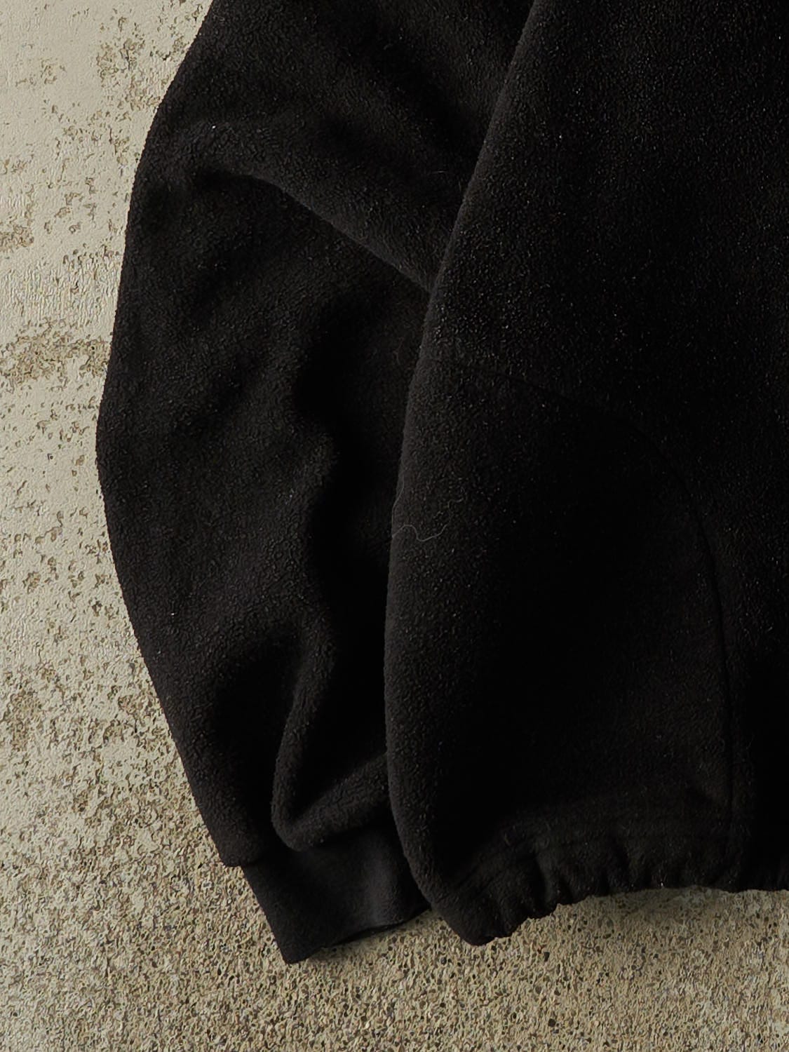 Vintage Y2K Black DeWalt Quarter Zip Fleece (M)
