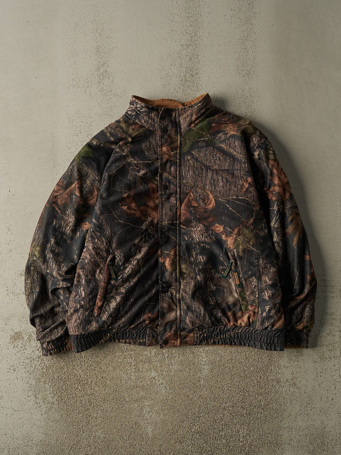 Vintage 90s Camo Remington x Mossy Oak Reversible Jacket (XL)