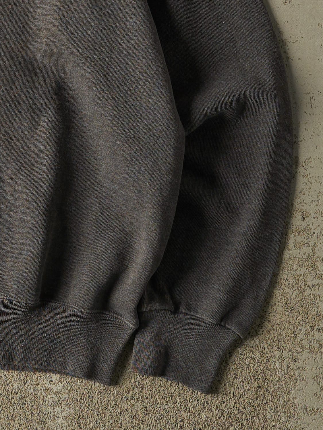 Vintage 80s Charcoal Grey Blank Crewneck (S/M)