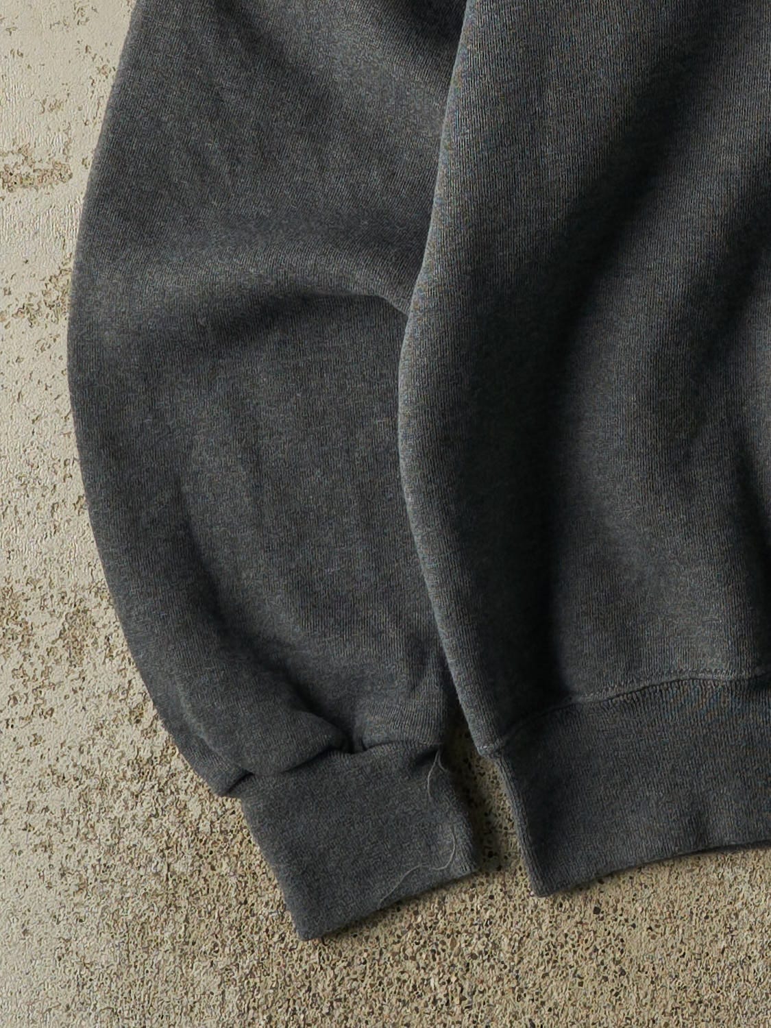 Vintage 90s Charcoal Grey Russell Athletic Blank Crewneck (XL/XXL)