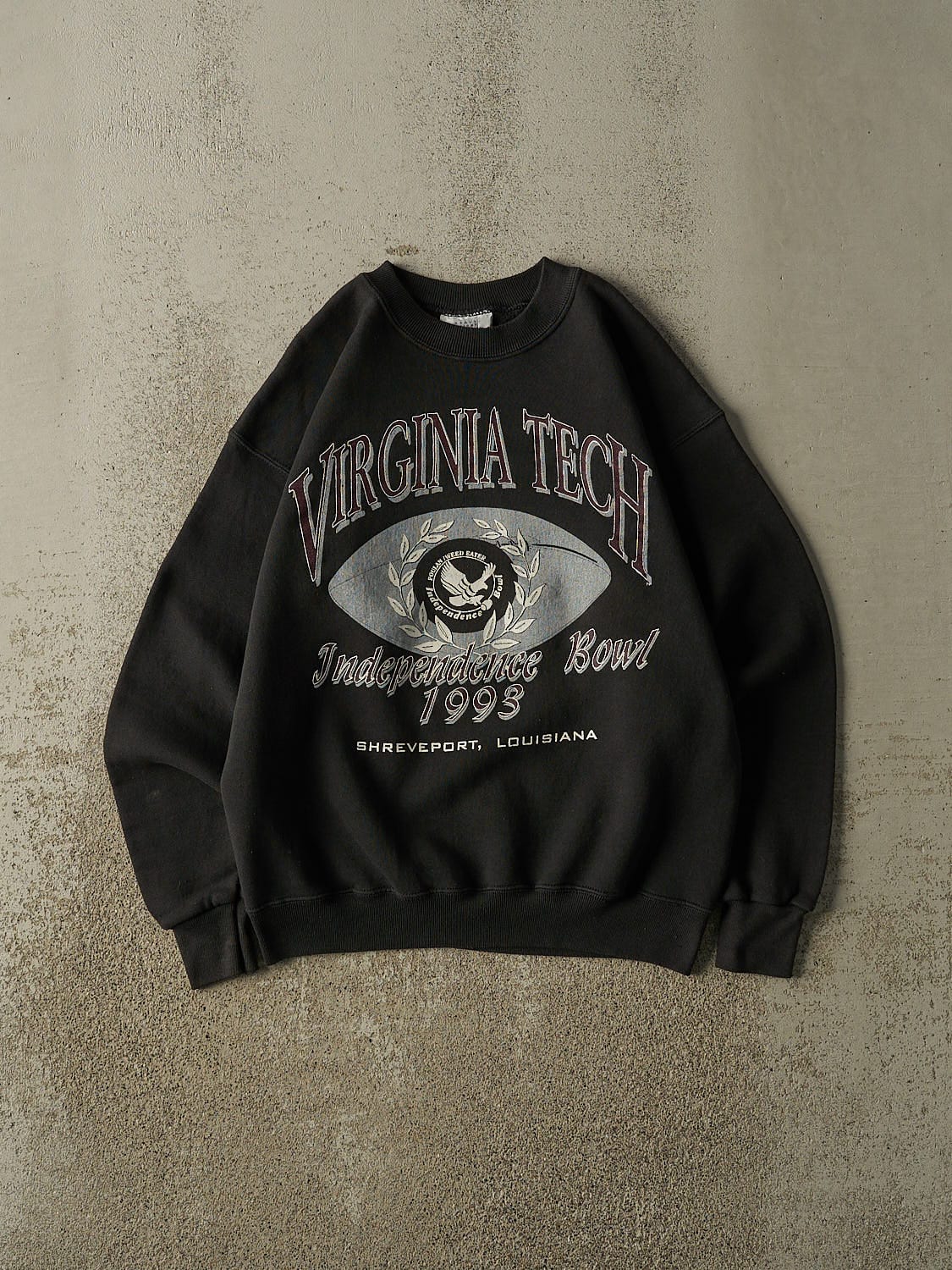 Vintage 93' Black Virginia Tech Independance Bowl Crewneck (M/L)
