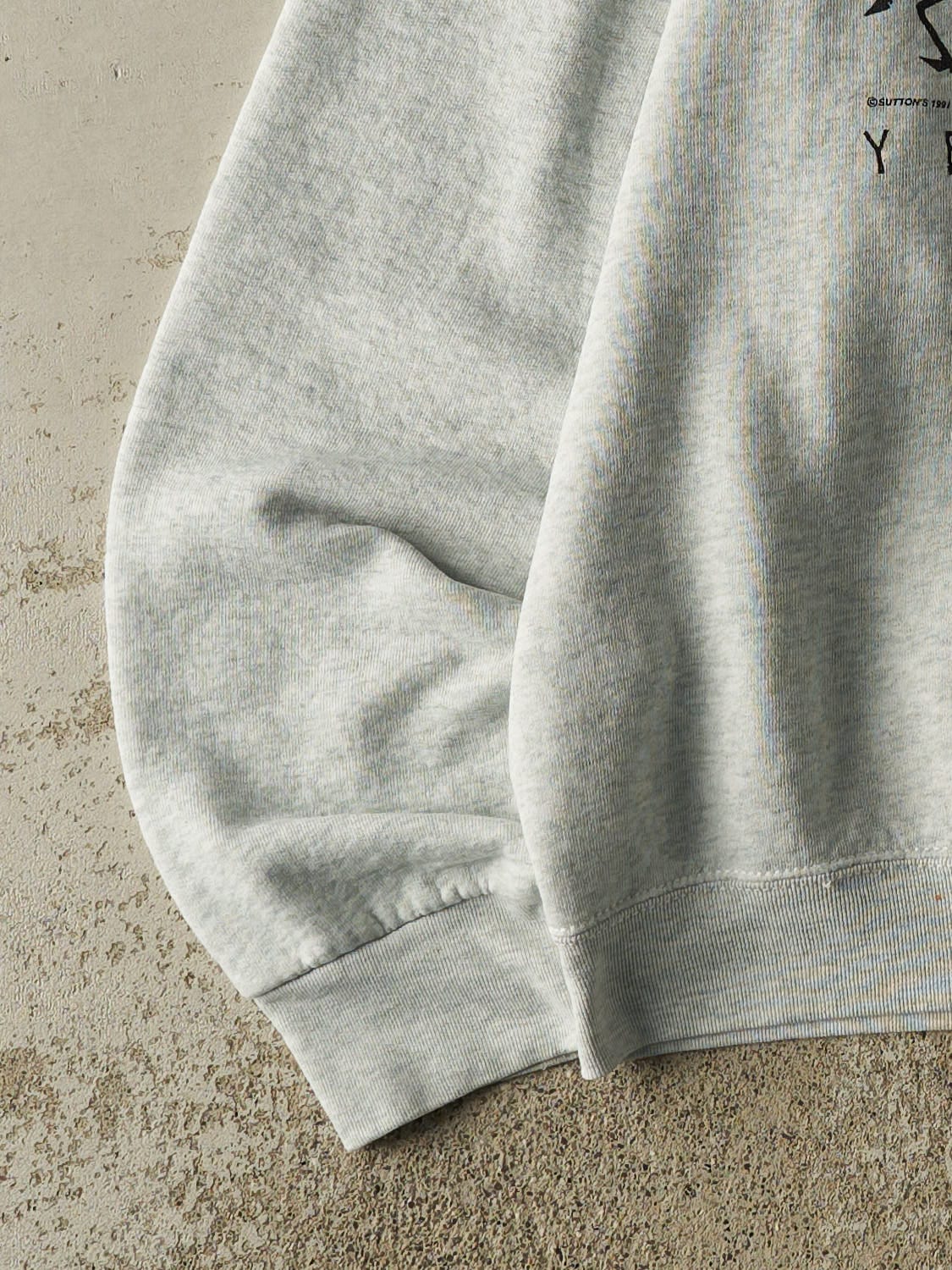 Vintage 91' Heather Grey Yellowstone Crewneck (XL)