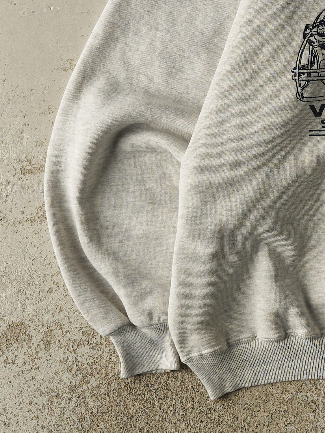 Vintage 94' Heather Grey Russell Athletic Ritchie County Rebels Crewneck (XL/XXL)