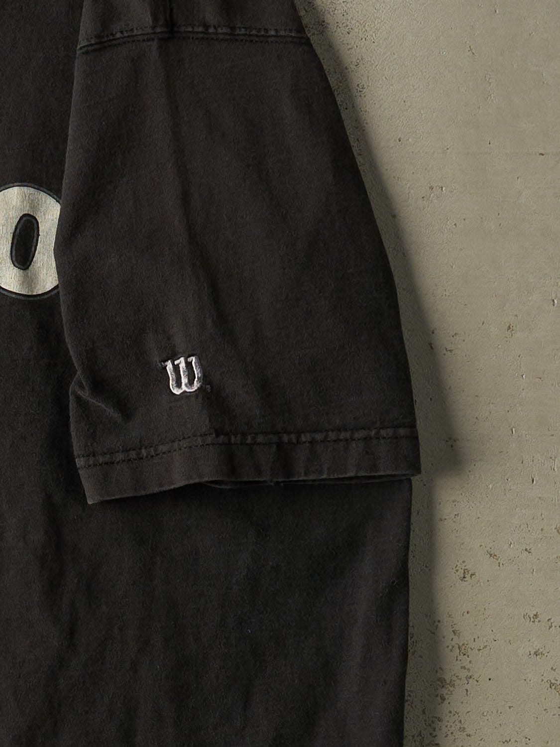 Vintage 90s Faded Black Wilson Logo Tee (XL/XXL)