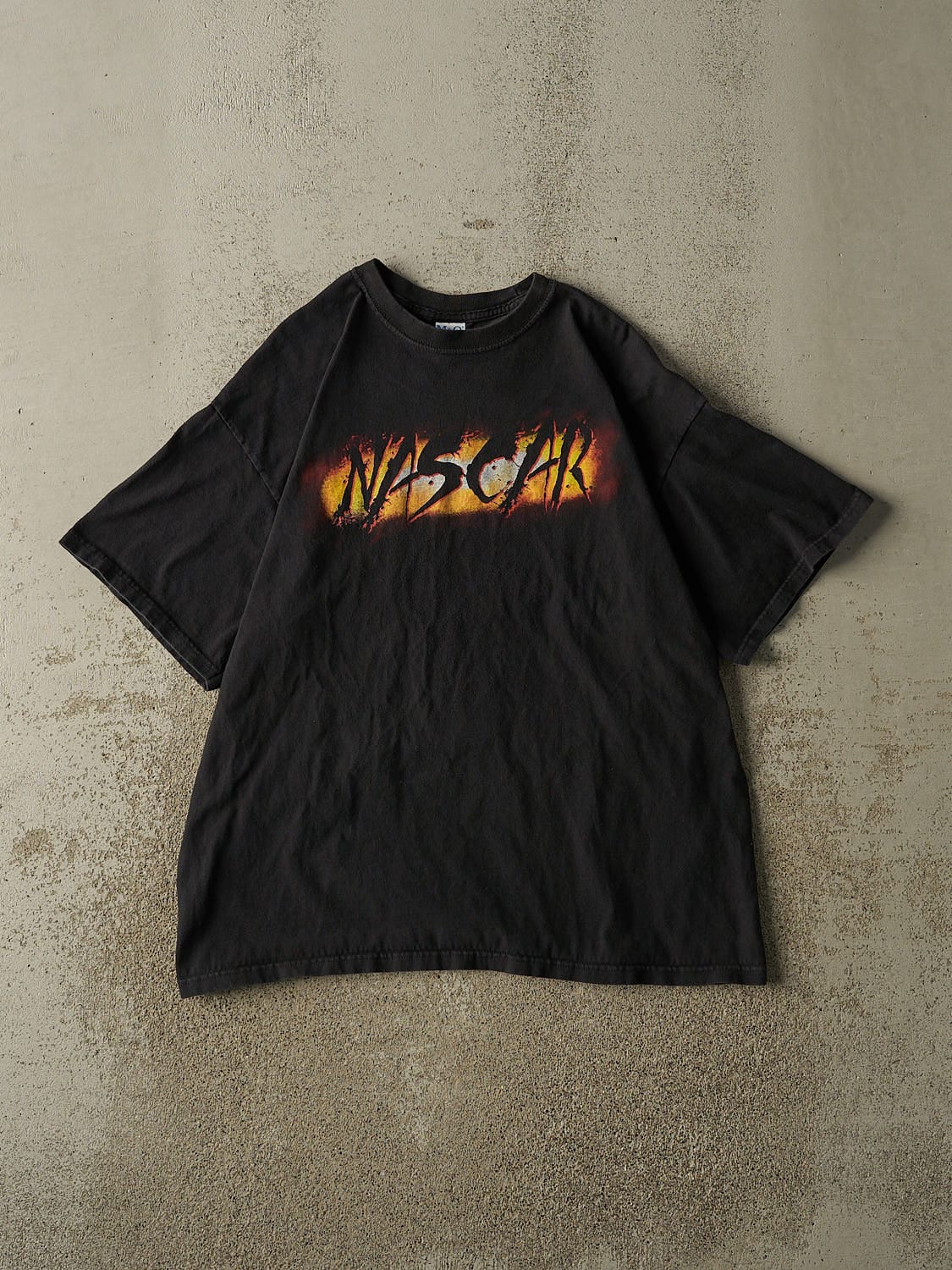 Vintage Y2K Black Nascar Racing Tee (L)