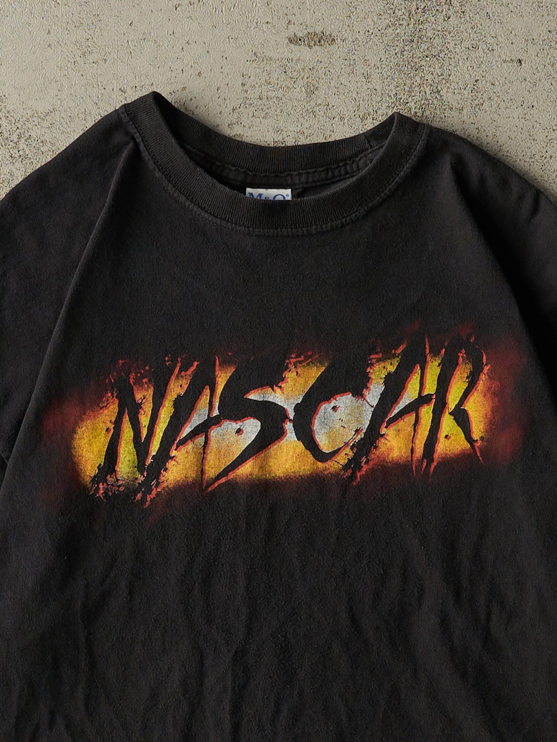 Vintage Y2K Black Nascar Racing Tee (L)