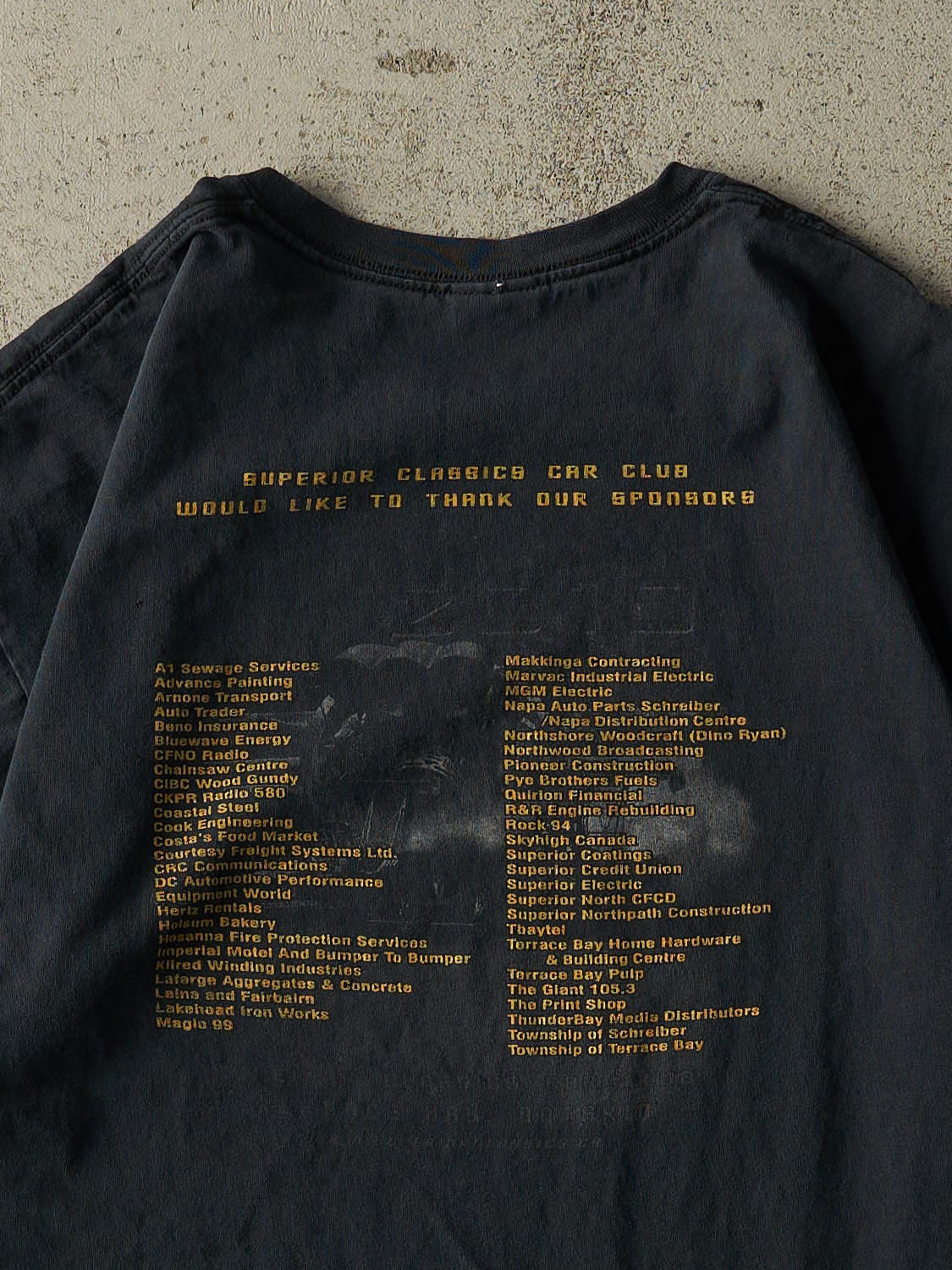 Vintage 10' Faded Black Dragfest Racing Tee (L)