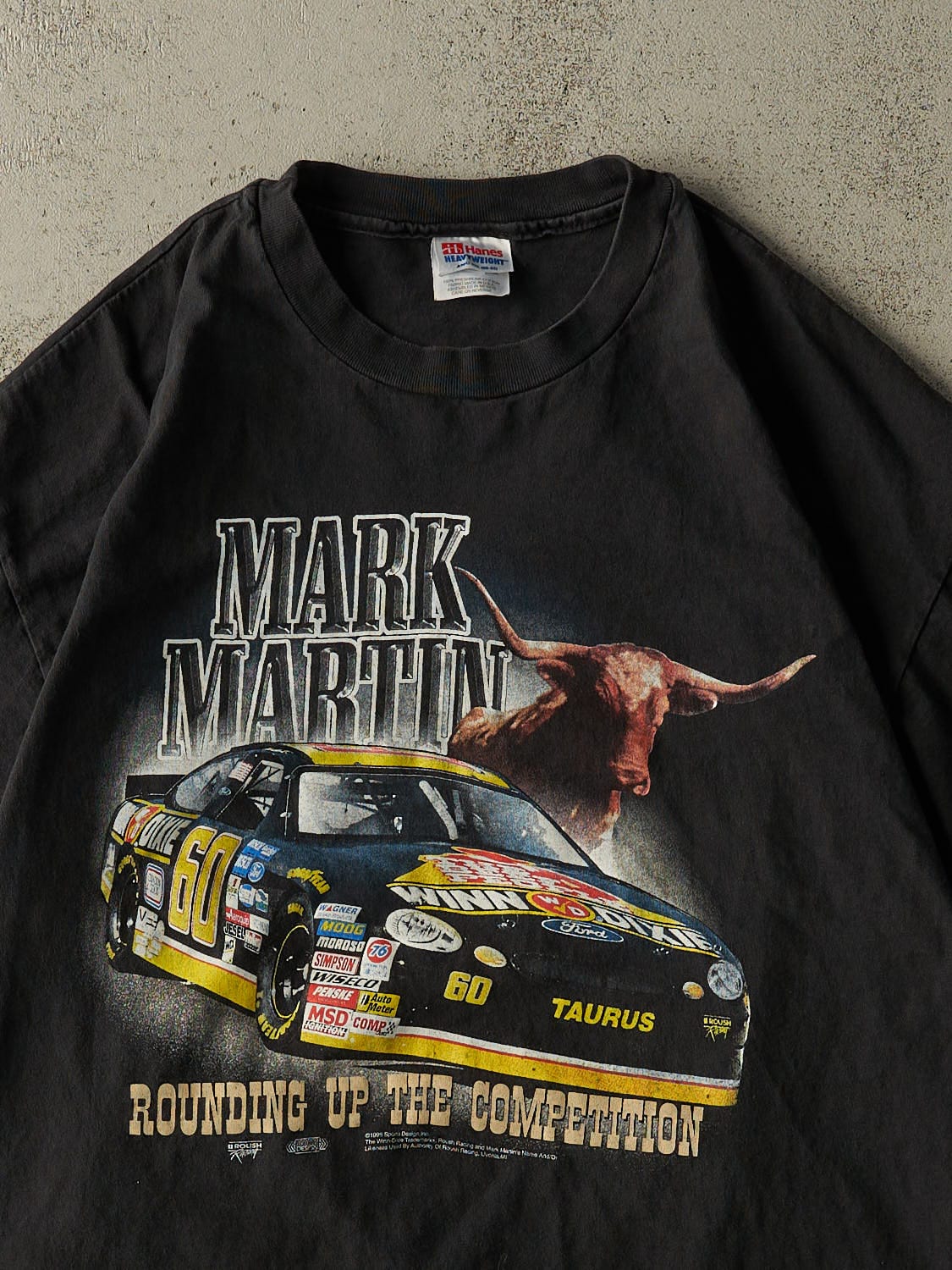Vintage 98' Black Mark Martin Nascar Tee (XL)