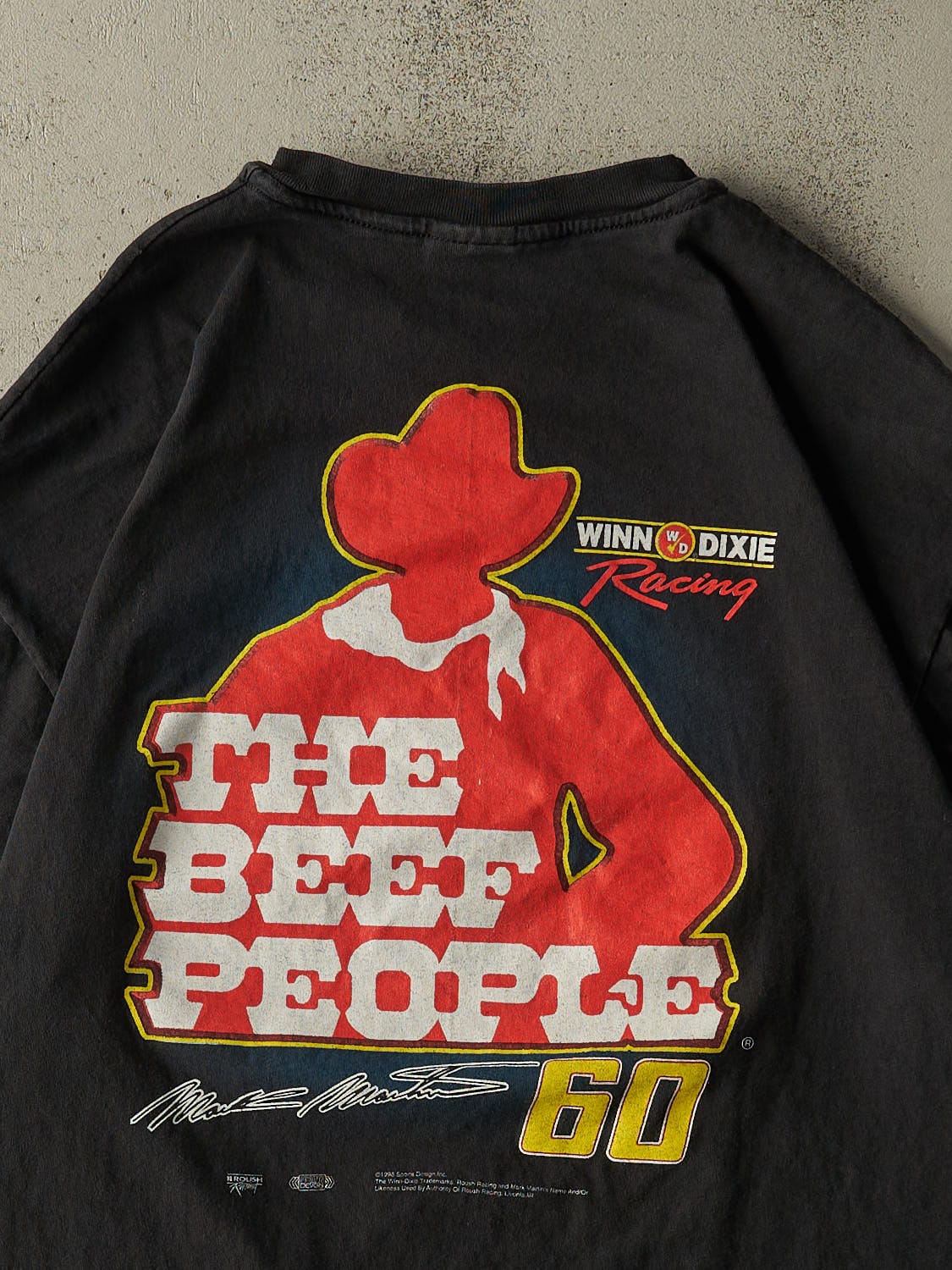 Vintage 98' Black Mark Martin Nascar Tee (XL)