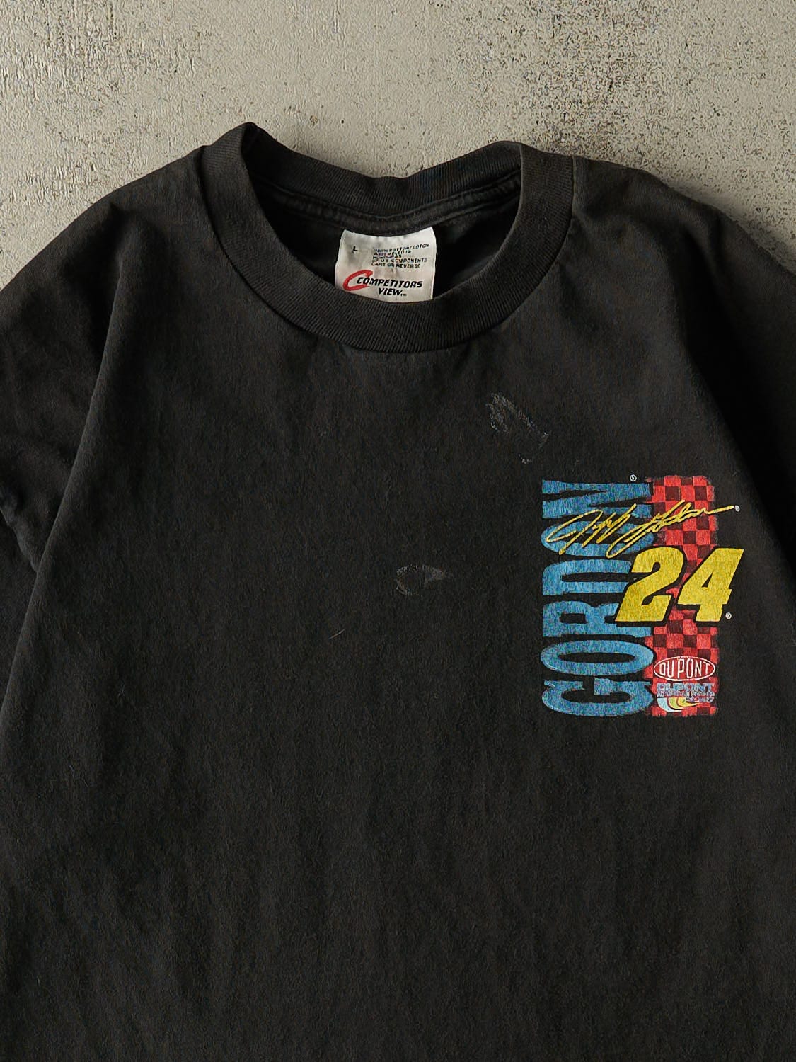 Vintage 99' Black Jeff Gordon Nascar Tee (L/XL)