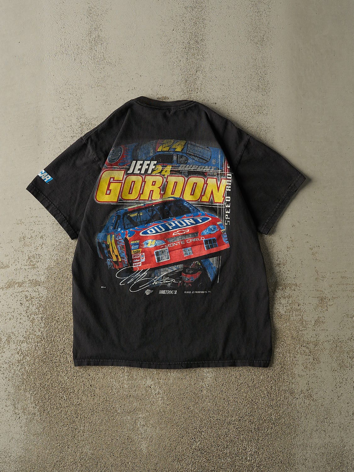 Vintage 02' Black Jeff Gordon Nascar Tee (M)