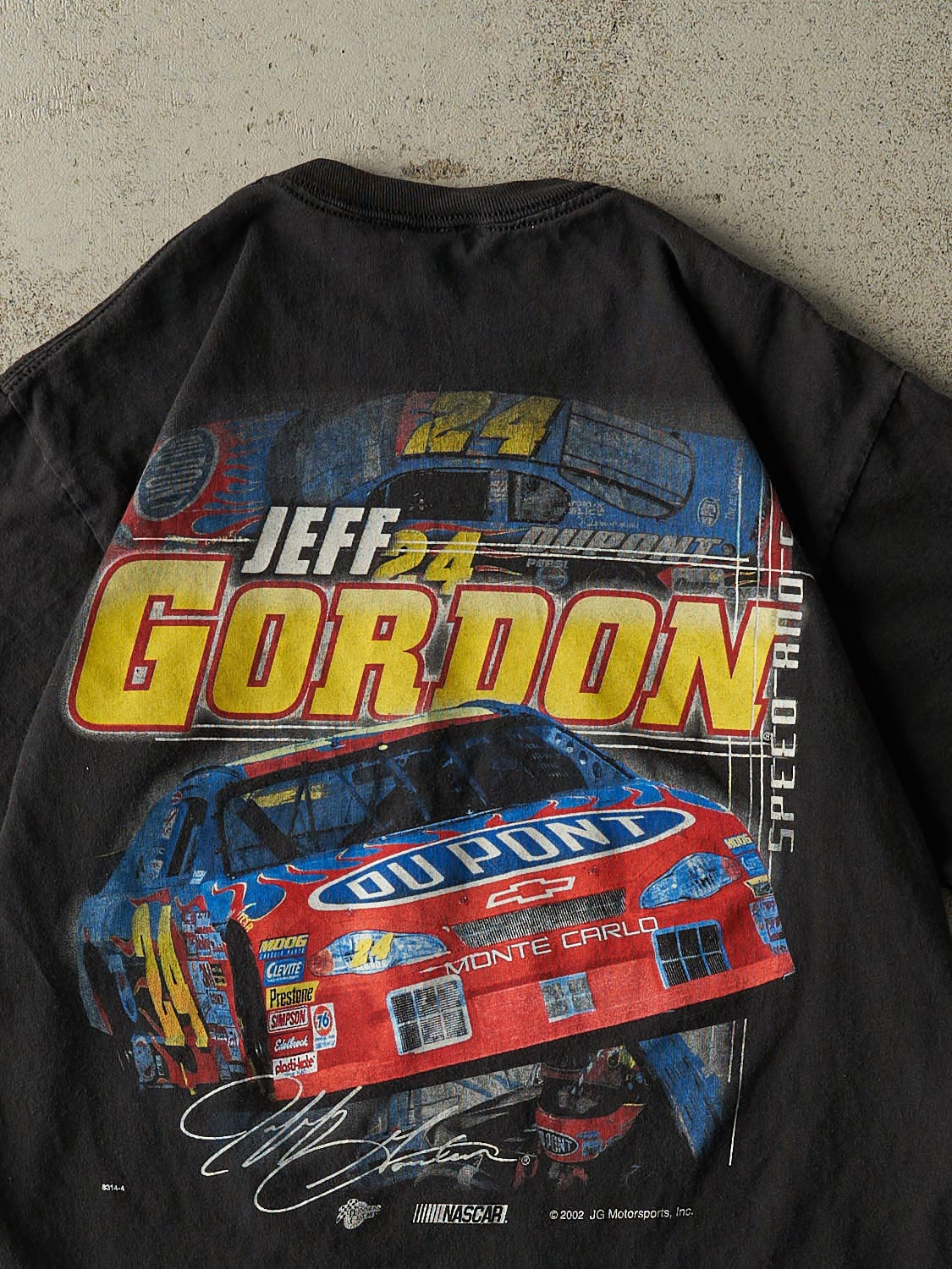 Vintage 02' Black Jeff Gordon Nascar Tee (M)
