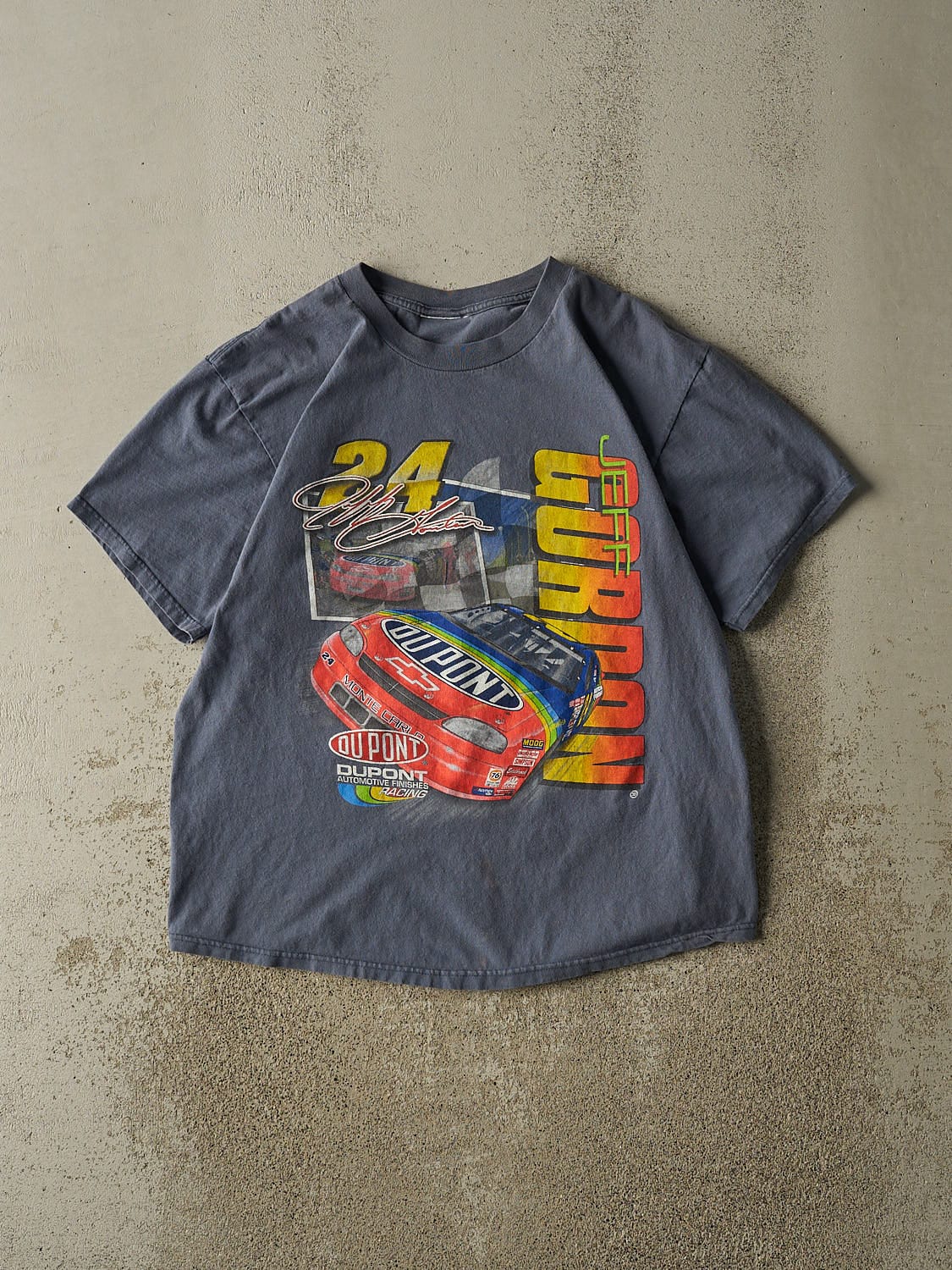 Vintage 99' Slate Blue Jeff Gordon Nascar Tee (L)