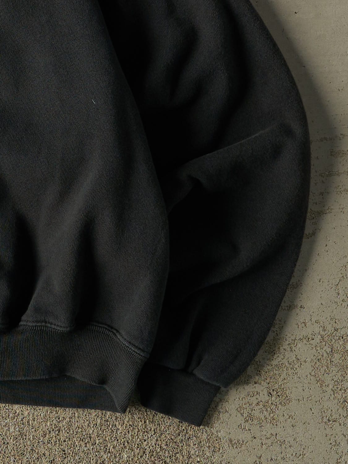 Vintage 90s Faded Black Alaska Embroidered Crewneck (L)