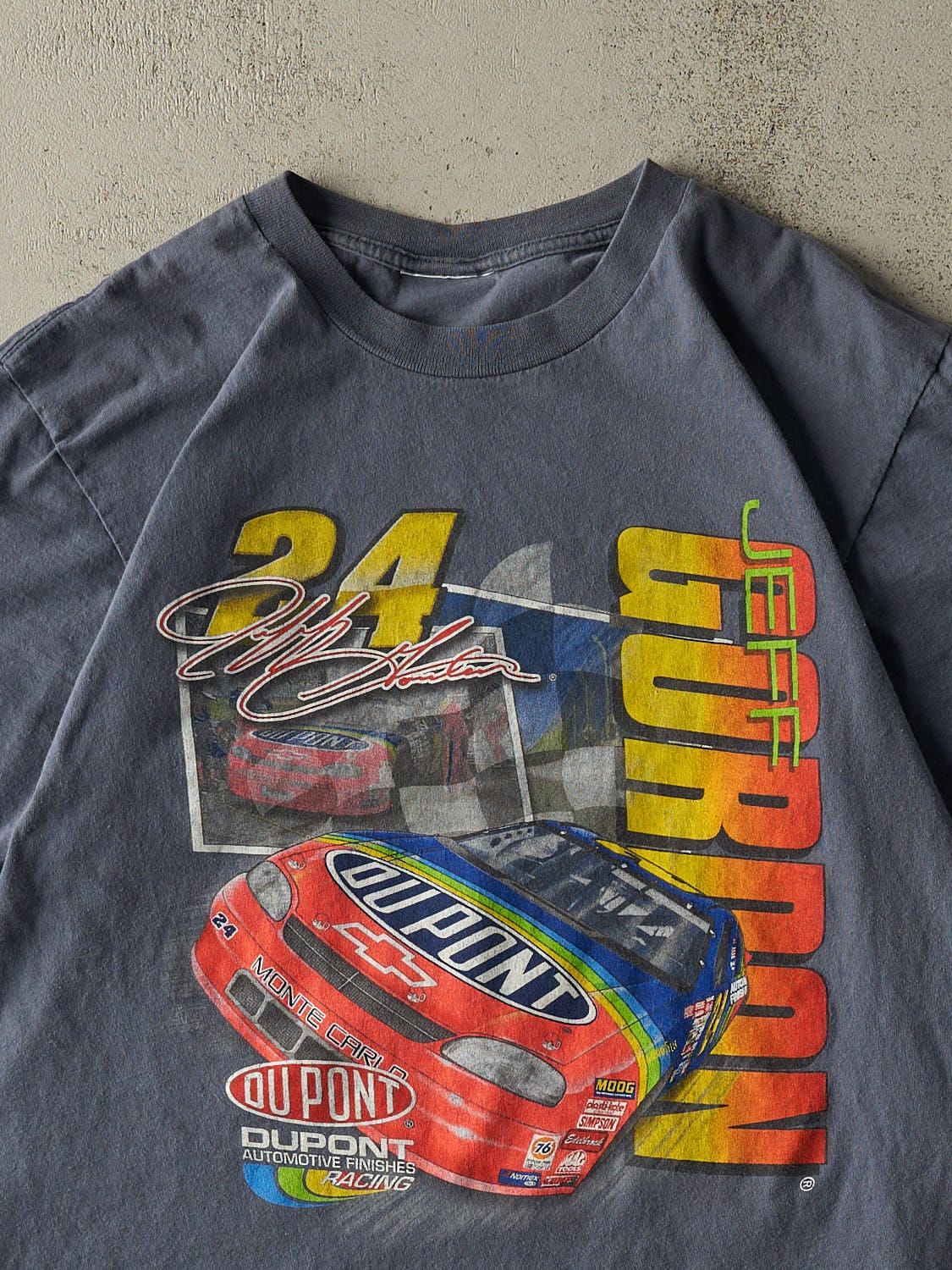 Vintage 99' Slate Blue Jeff Gordon Nascar Tee (L)