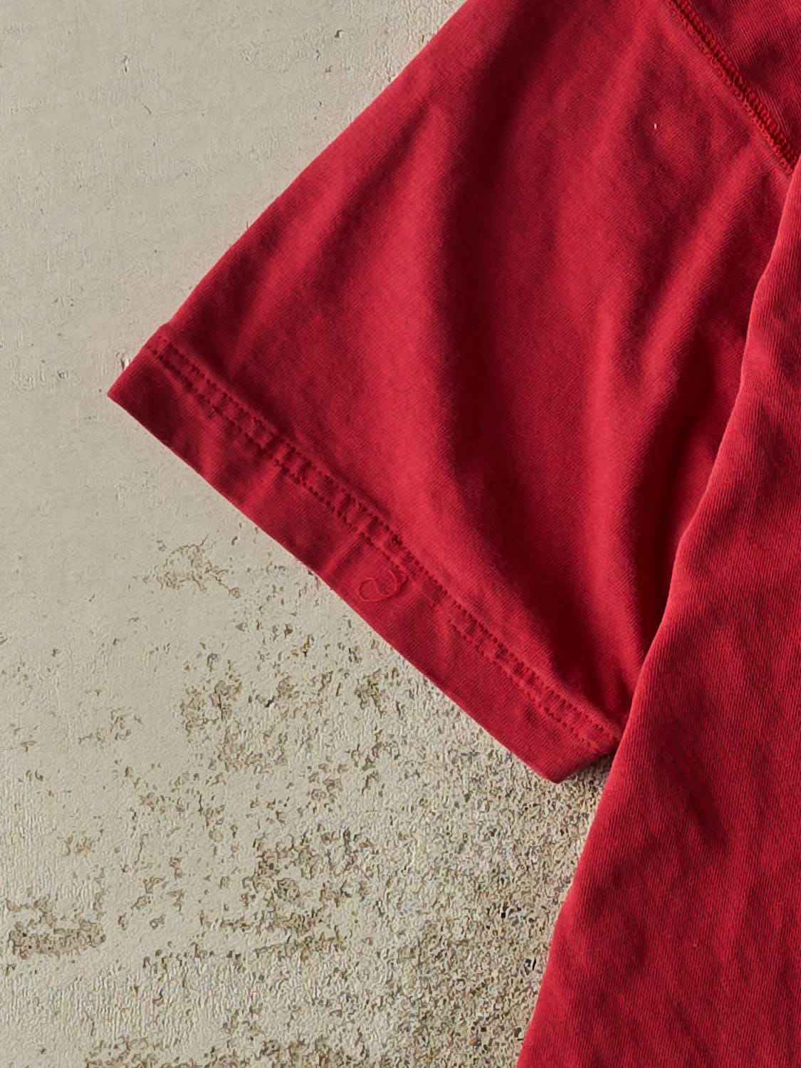 Vintage 80s Burgundy Adidas Equipment Tee (L)
