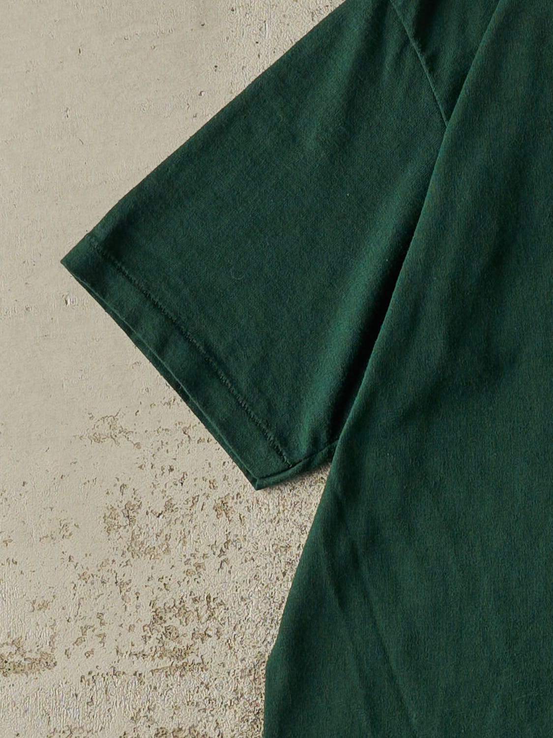 Vintage 70s Green Cane Run Farm Single Stitch Tee (S/M)