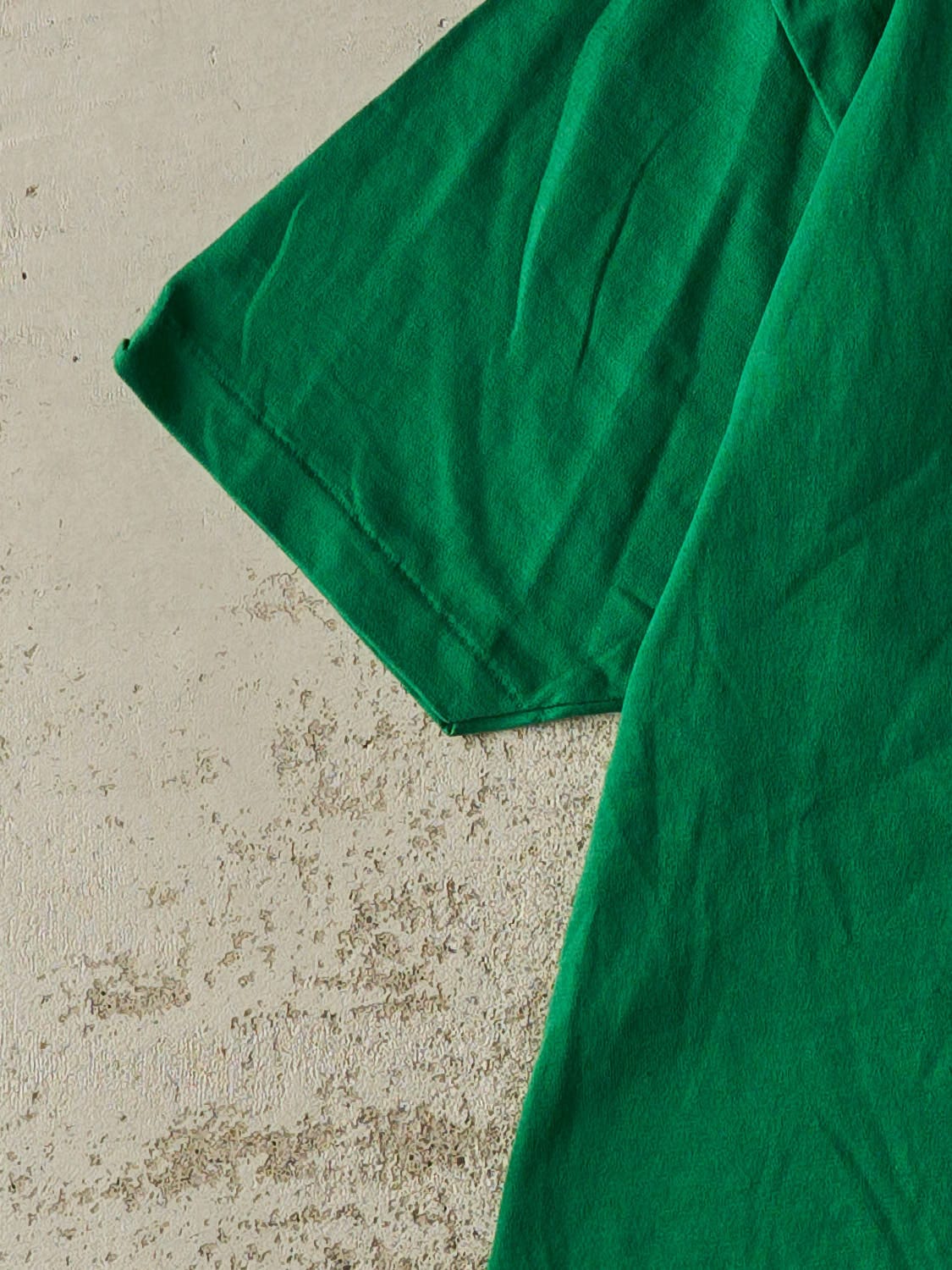 Vintage 80s Green Russell Athletic Blank Tee (XL)