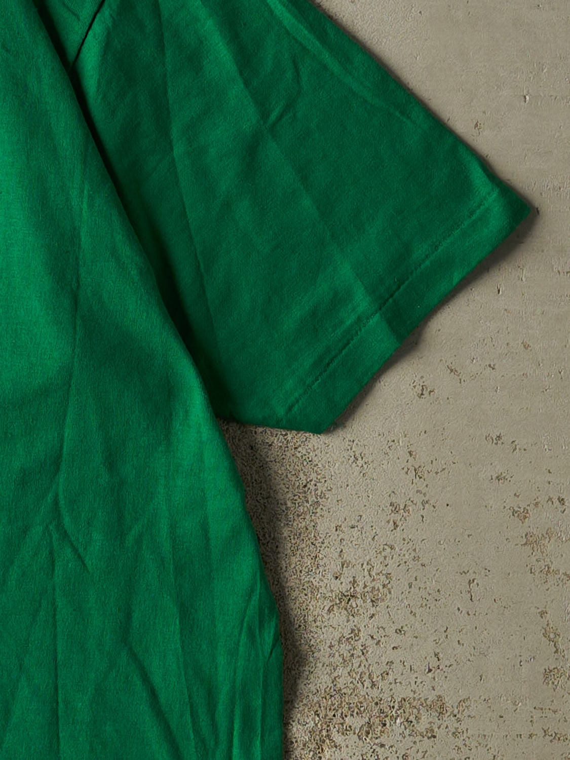 Vintage 80s Green Russell Athletic Blank Tee (XL)