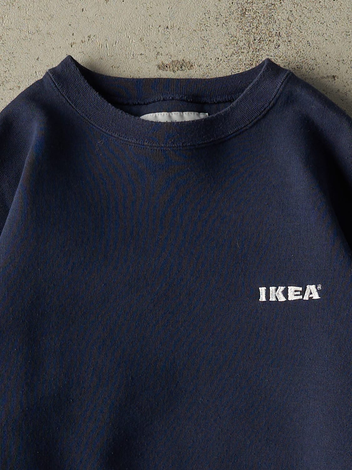 Vintage Y2K Navy Blue Ikea Embroidered Crewneck (M/L)