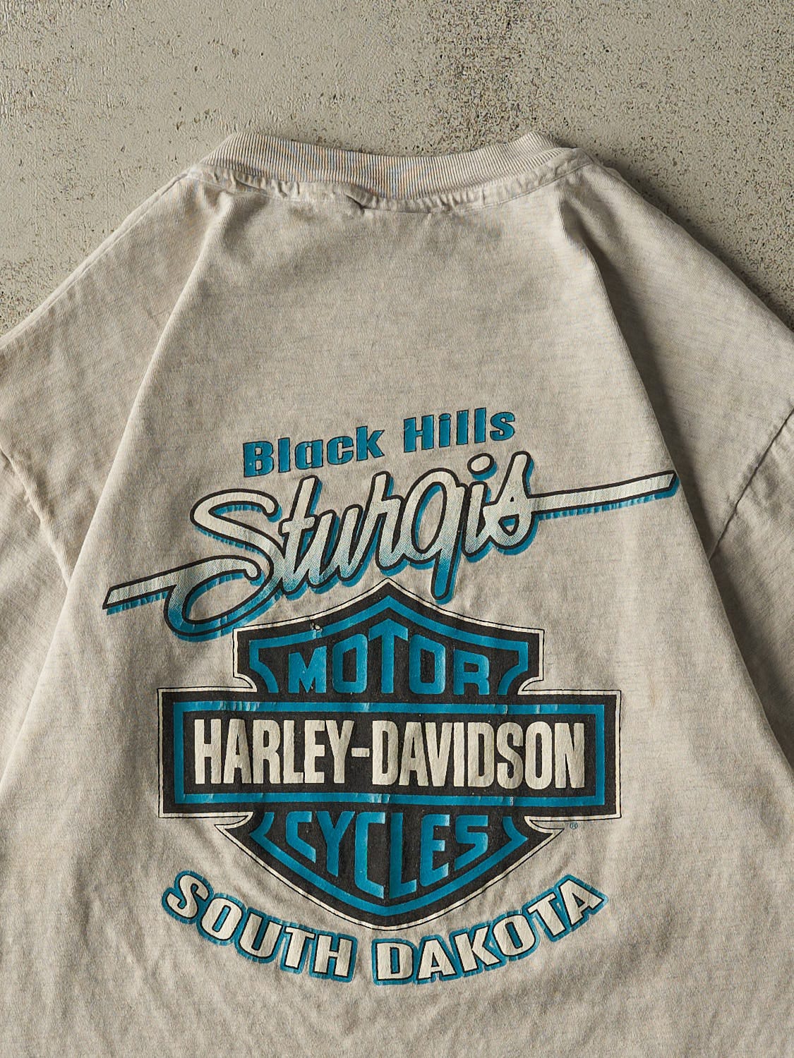Vintage 95' Heather Grey Harley Davidson 55th Annual Sturgis Rally Single Sittch Tee (M)