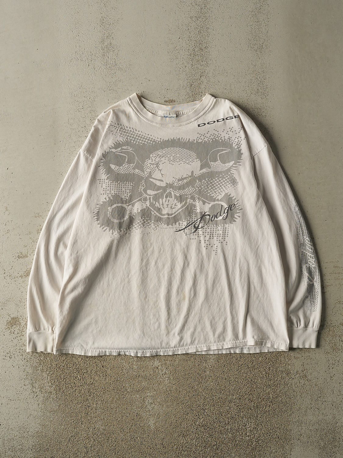 Vintage 10' Beige Dodge Long Sleeve (XL/XXL)