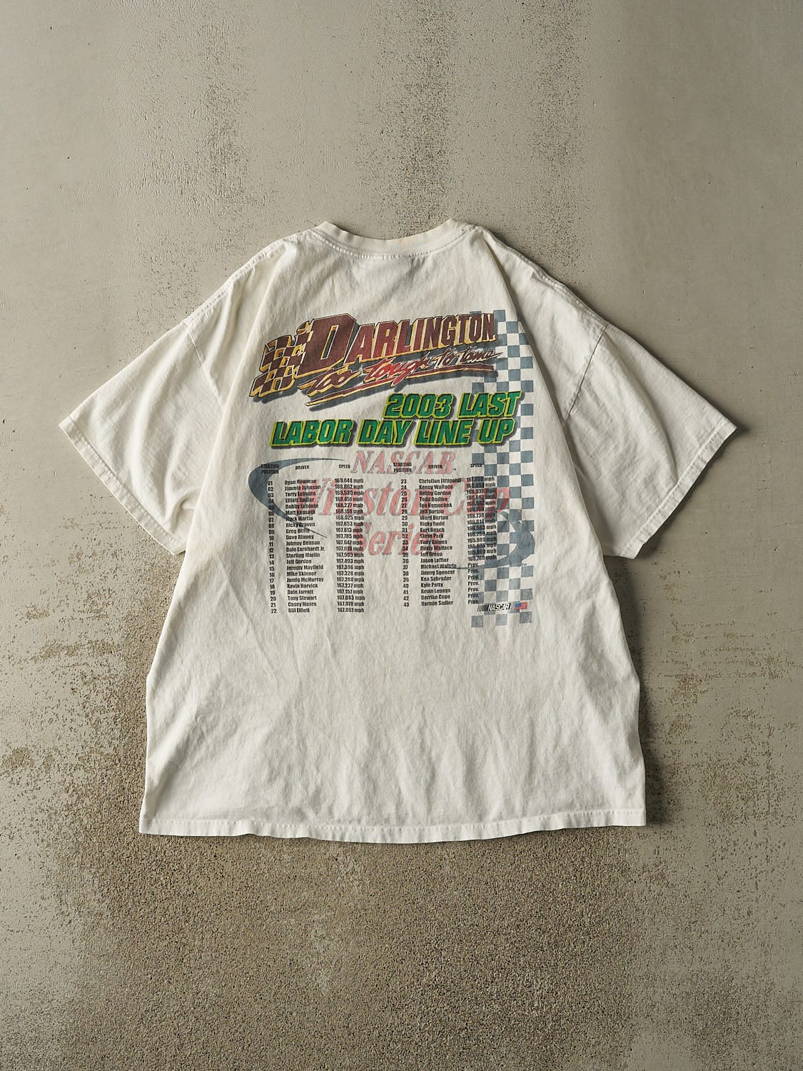 Vintage 03' White Mountain Dew Nascar Tee (XL)