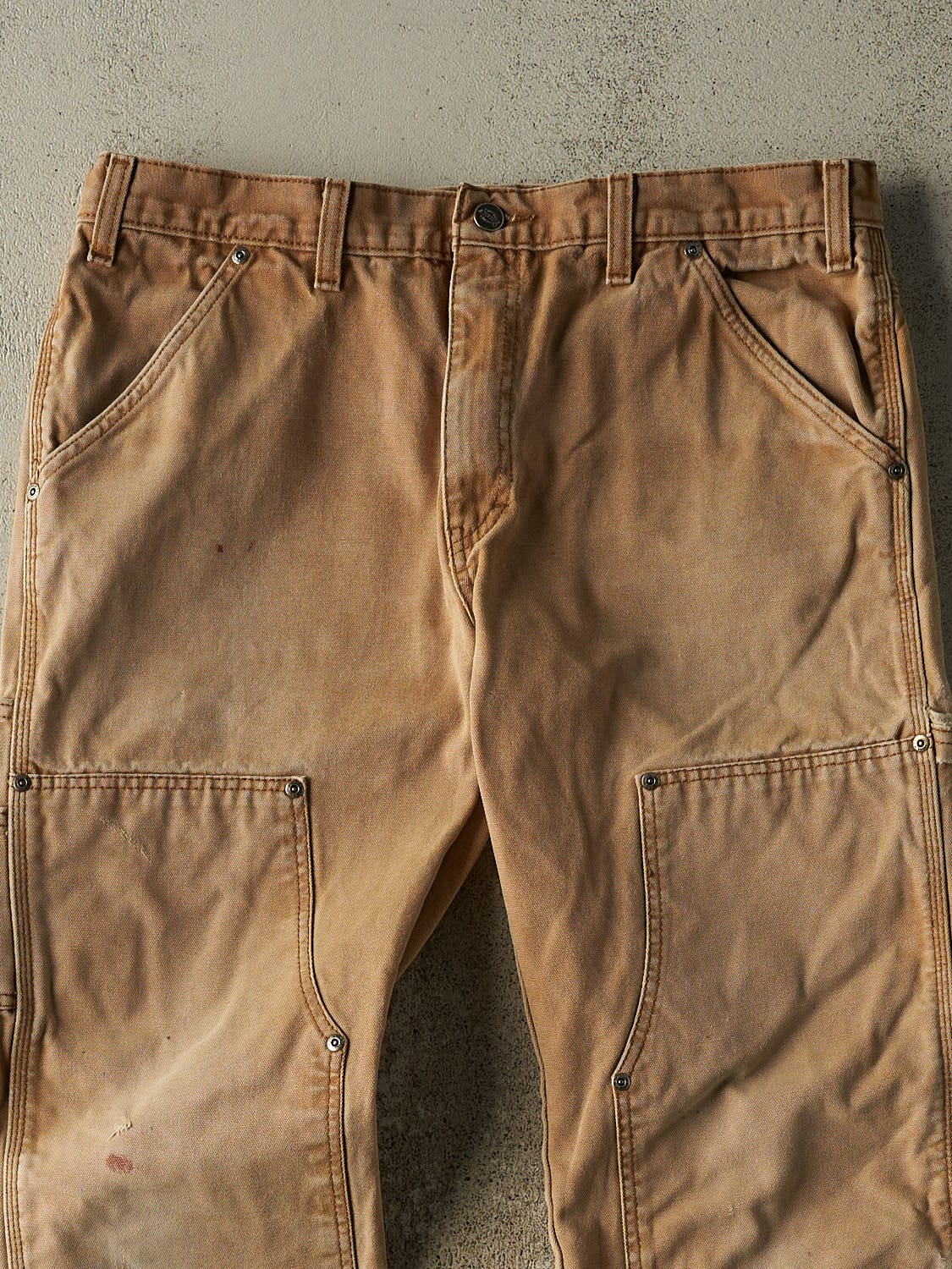 Vintage 90s Beige Dickies Double Knee Carpenter Pants (34x31.5)