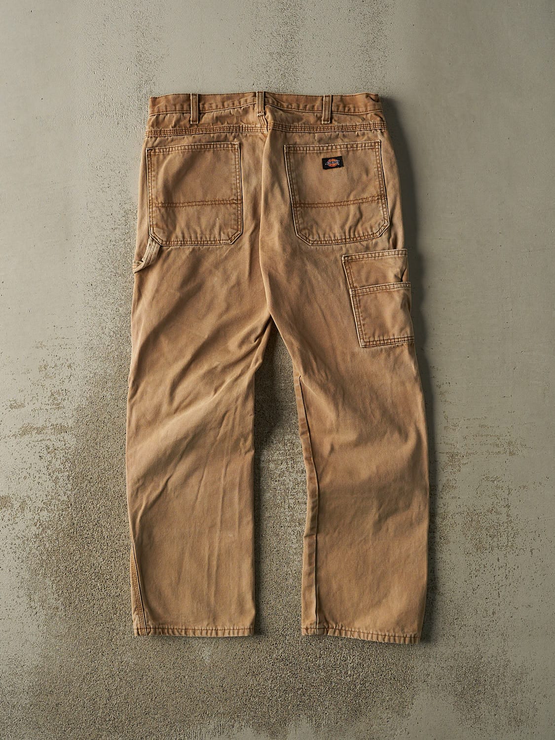 Vintage 90s Beige Dickies Double Knee Carpenter Pants (34x31.5)