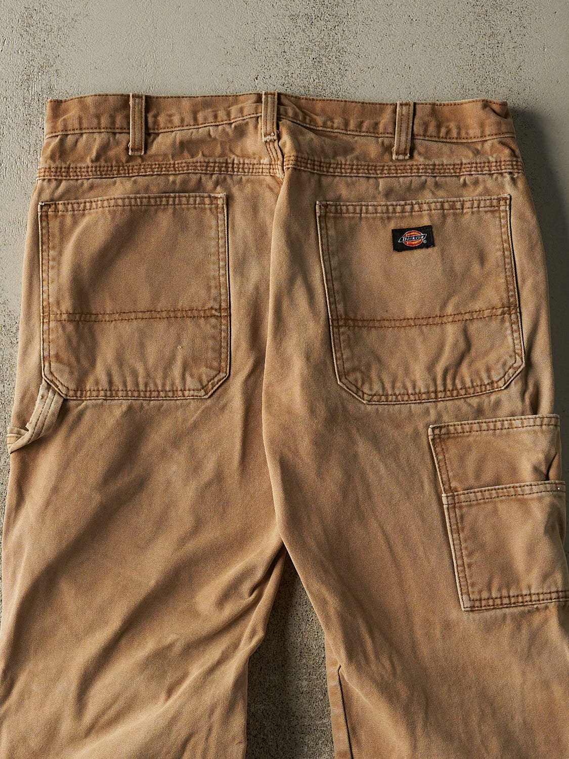 Vintage 90s Beige Dickies Double Knee Carpenter Pants (34x31.5)