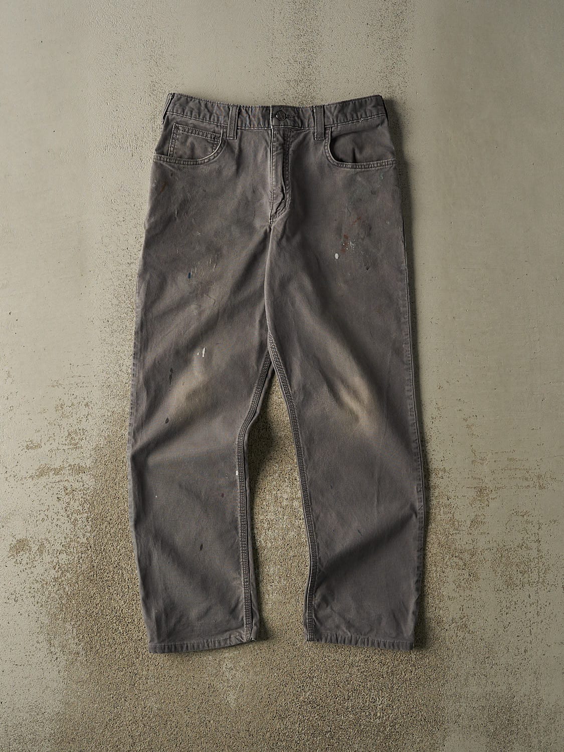 Vintage Y2K Grey Carhartt Work Pants (32x30)