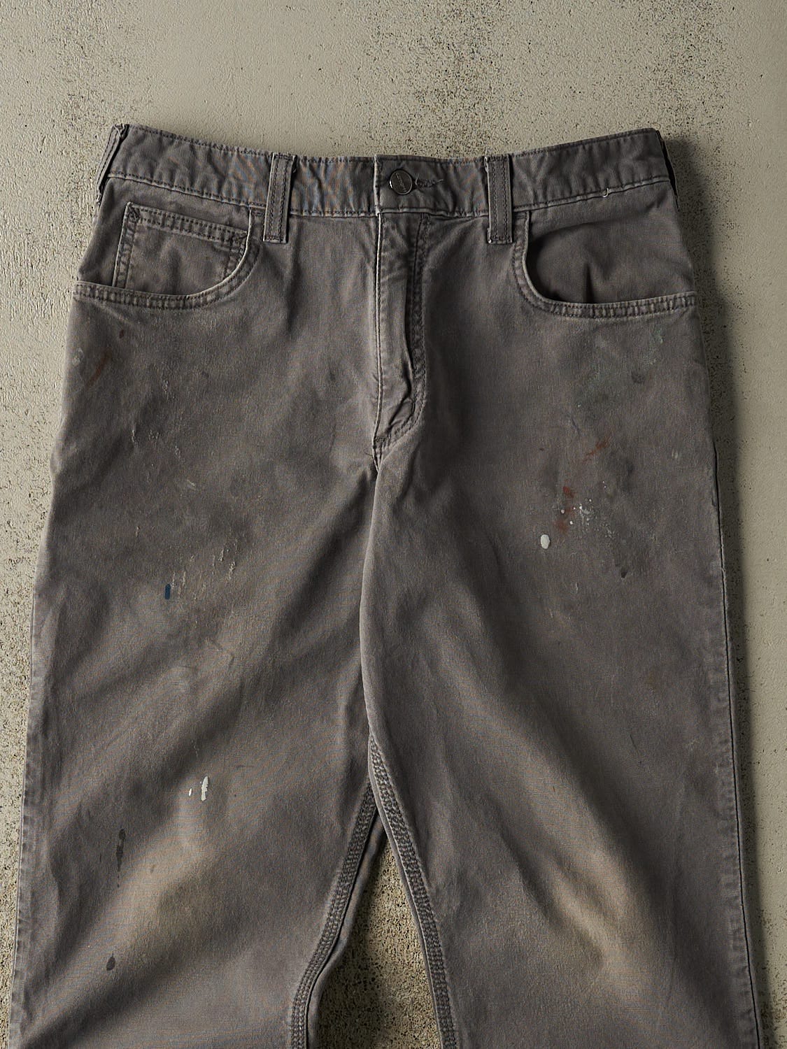 Vintage Y2K Grey Carhartt Work Pants (32x30)